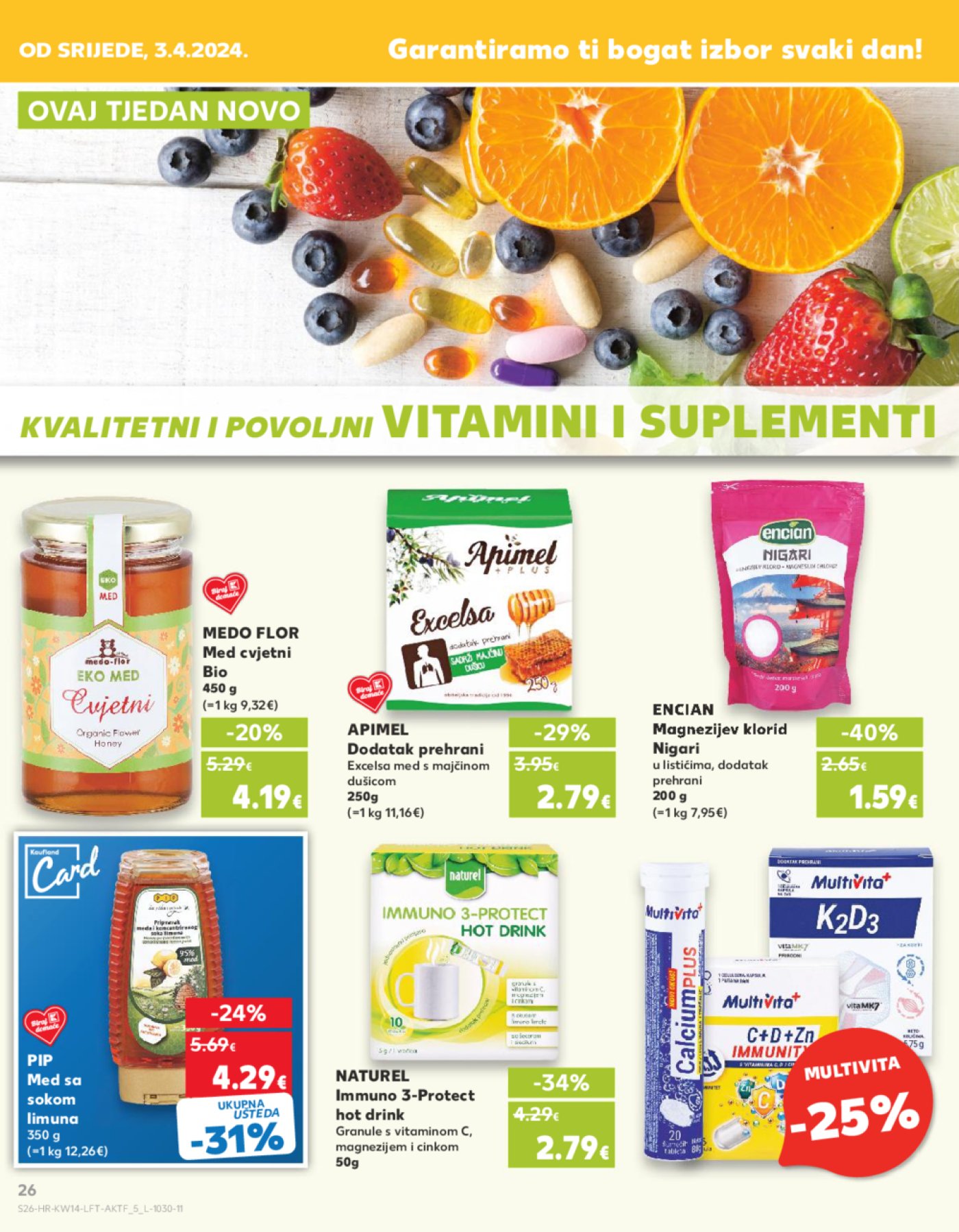 Kaufland katalog Akcija 03.04. - 09.04.2024. Zagreb