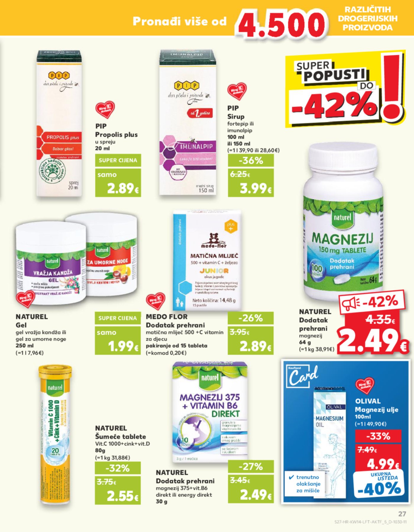Kaufland katalog Akcija 03.04. - 09.04.2024. Zagreb