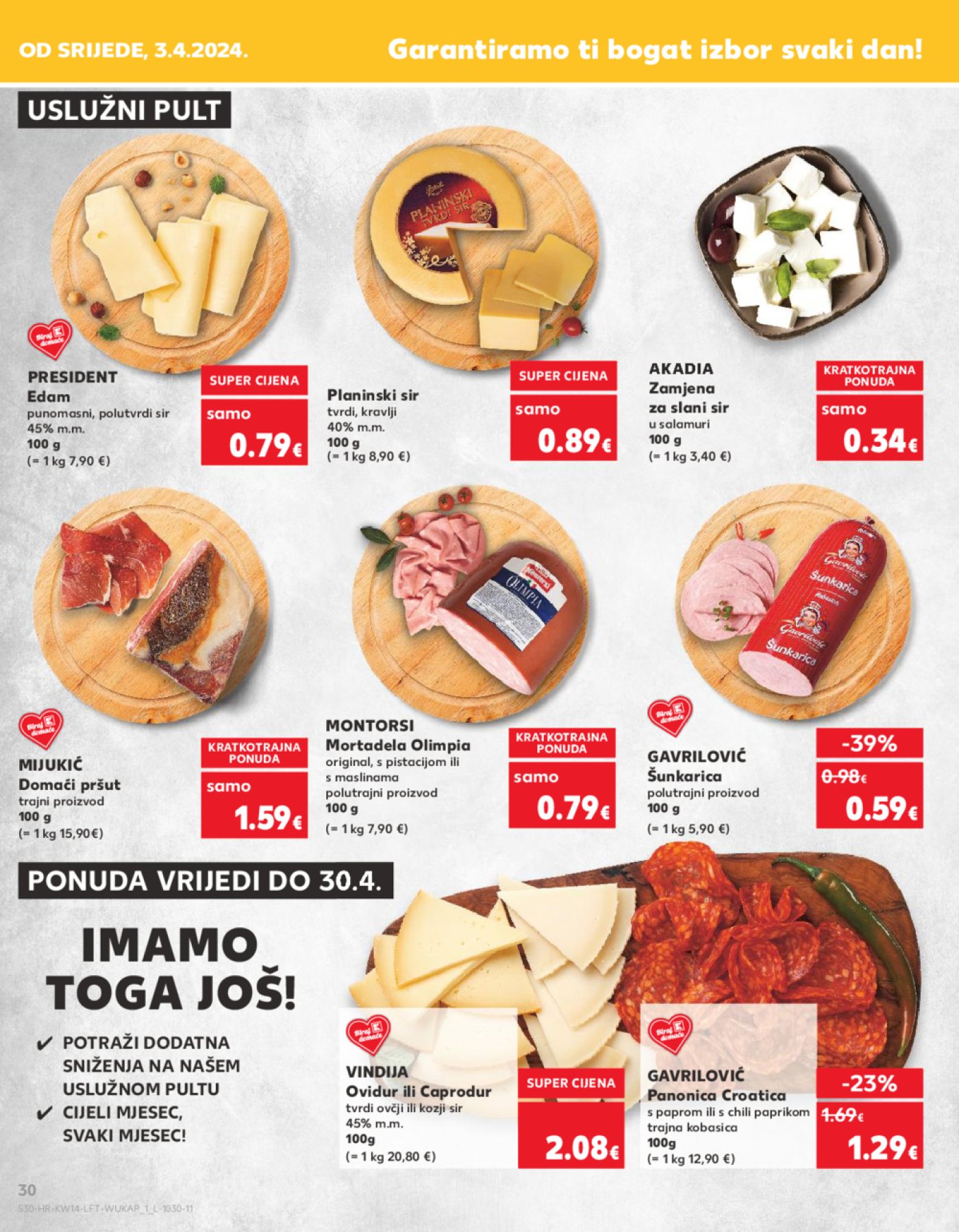 Kaufland katalog Akcija 03.04. - 09.04.2024. Zagreb