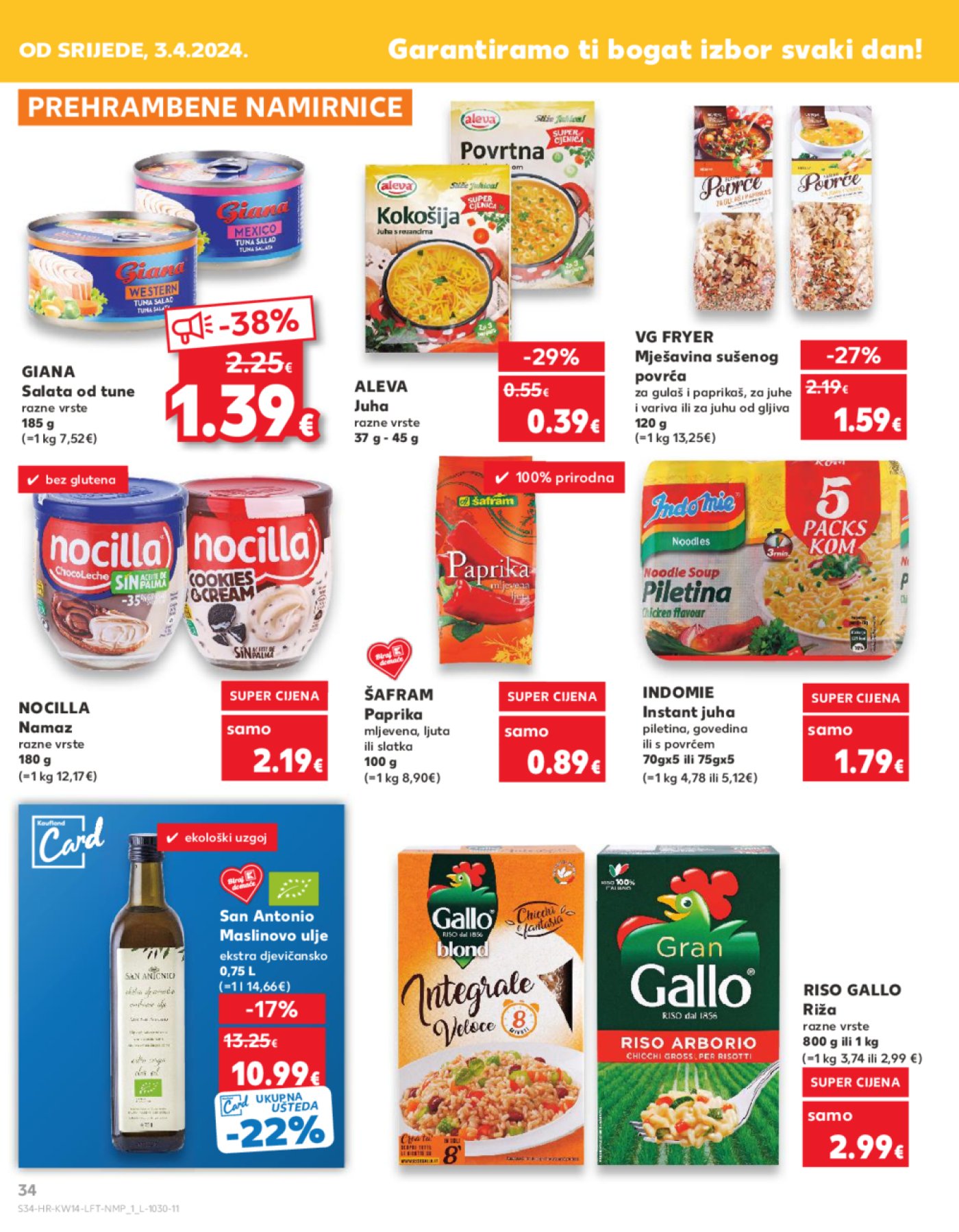 Kaufland katalog Akcija 03.04. - 09.04.2024. Zagreb