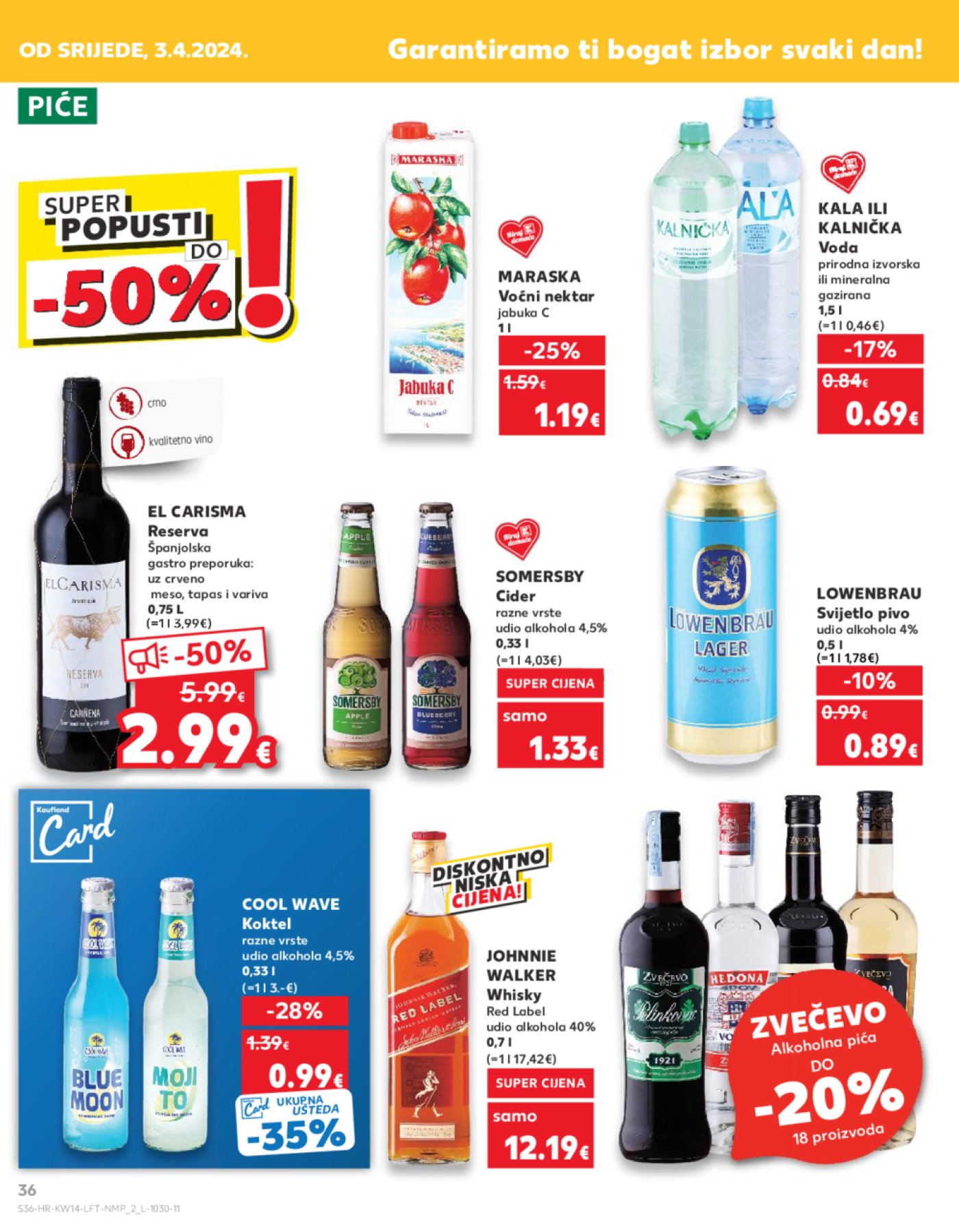 Kaufland katalog Akcija 03.04. - 09.04.2024. Zagreb