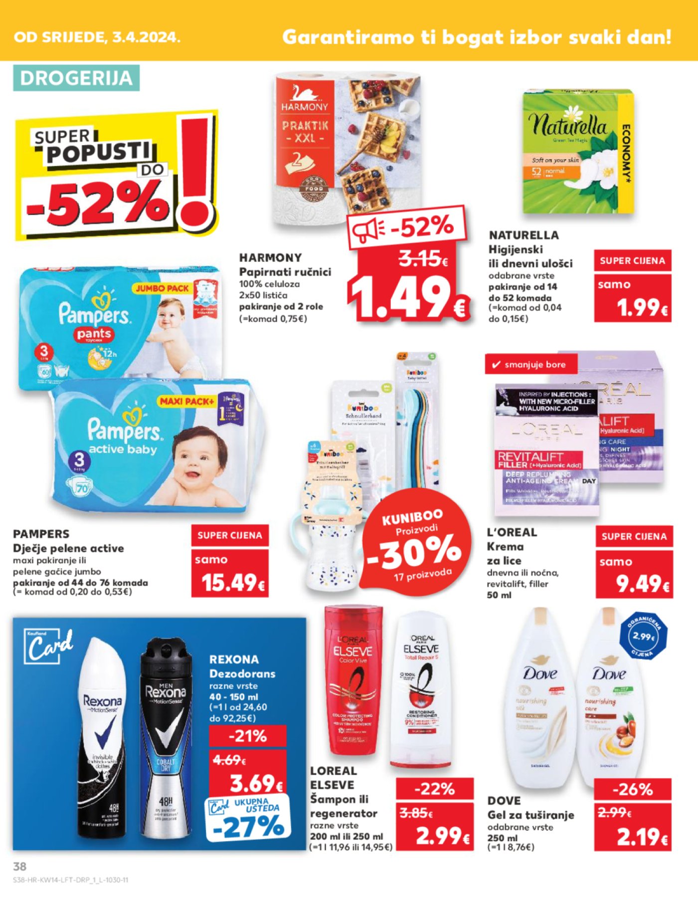 Kaufland katalog Akcija 03.04. - 09.04.2024. Zagreb