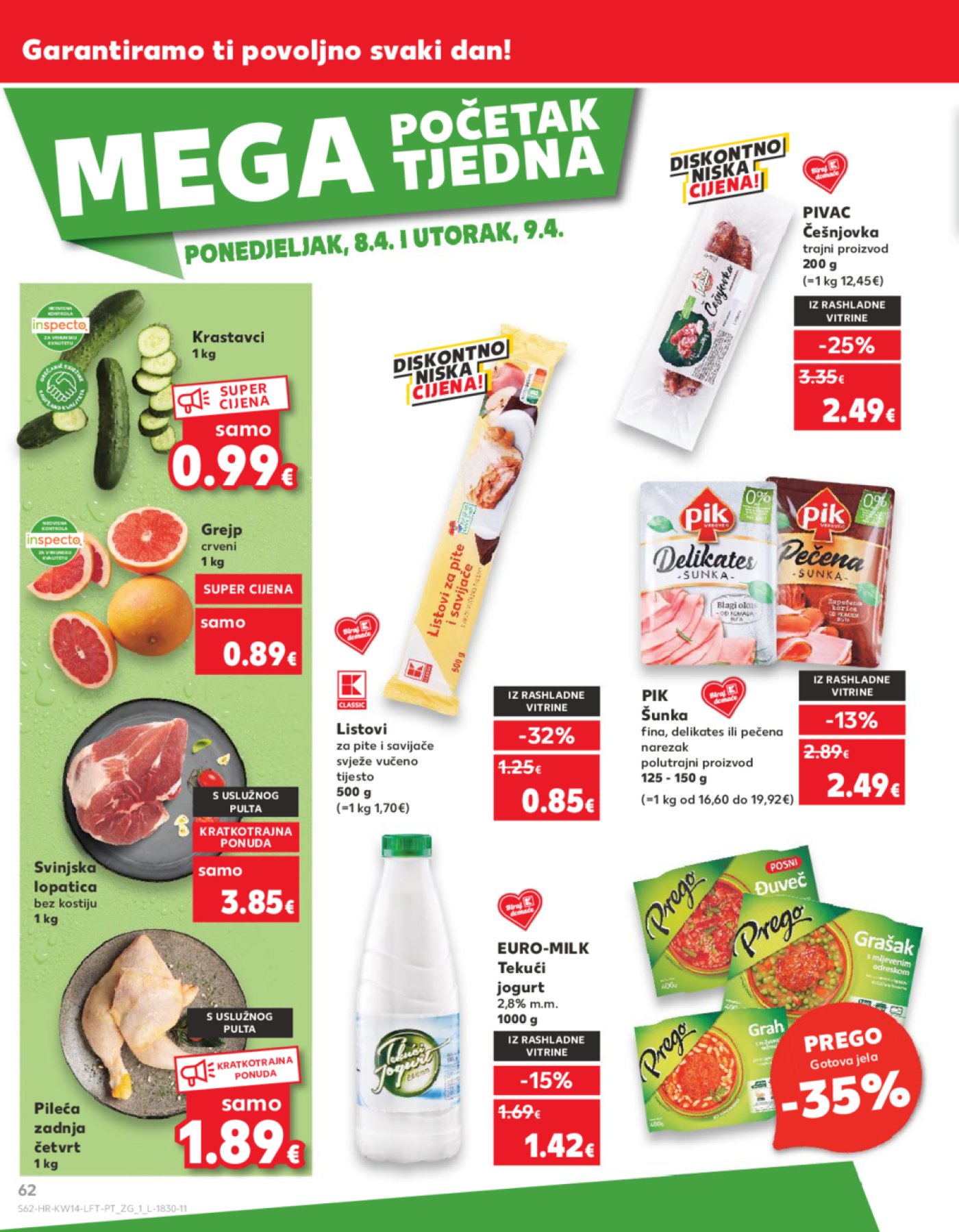 Kaufland katalog Akcija 03.04. - 09.04.2024. Zagreb