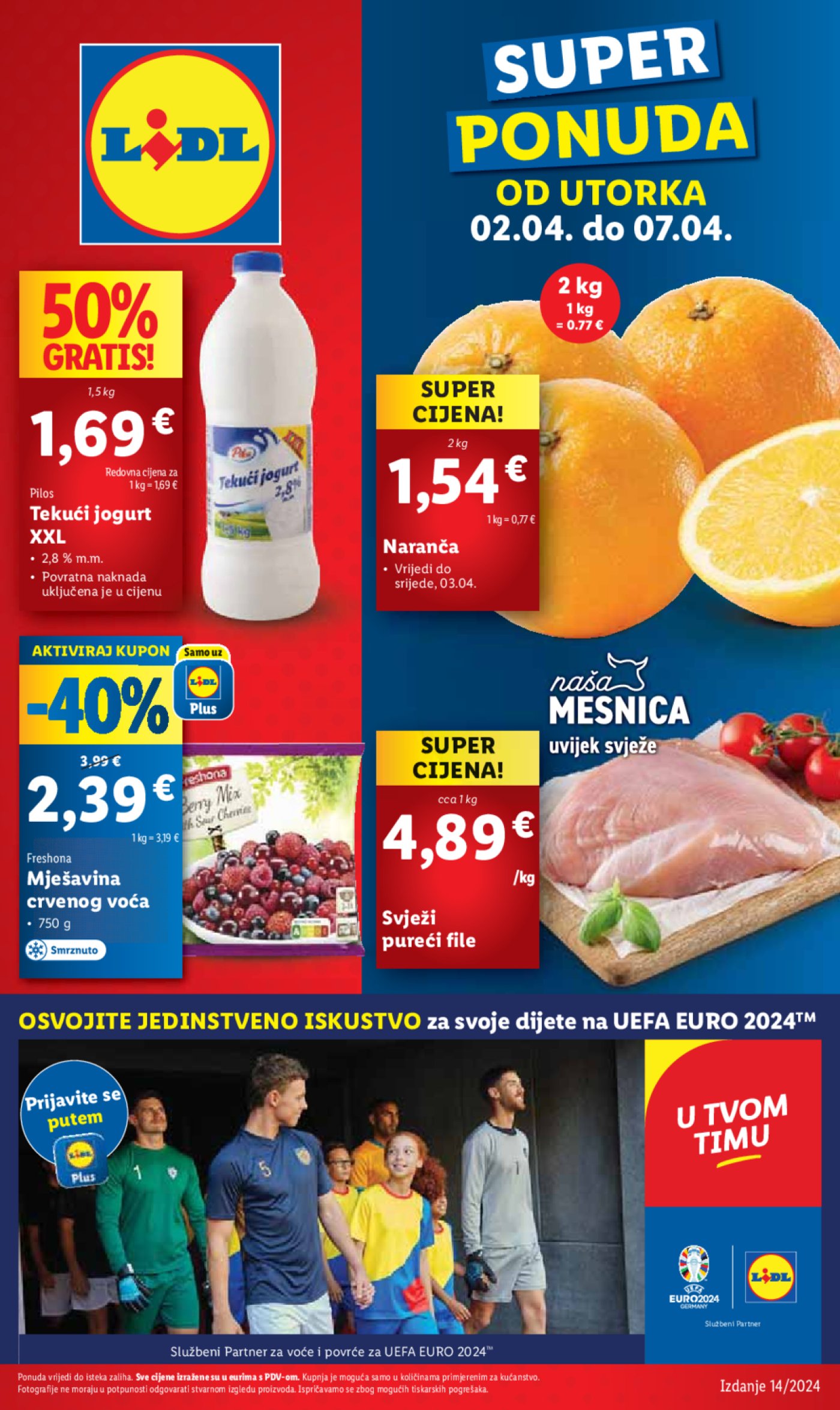 Lidl katalog Super ponuda od Utorka 02.04.-07.04.2024.