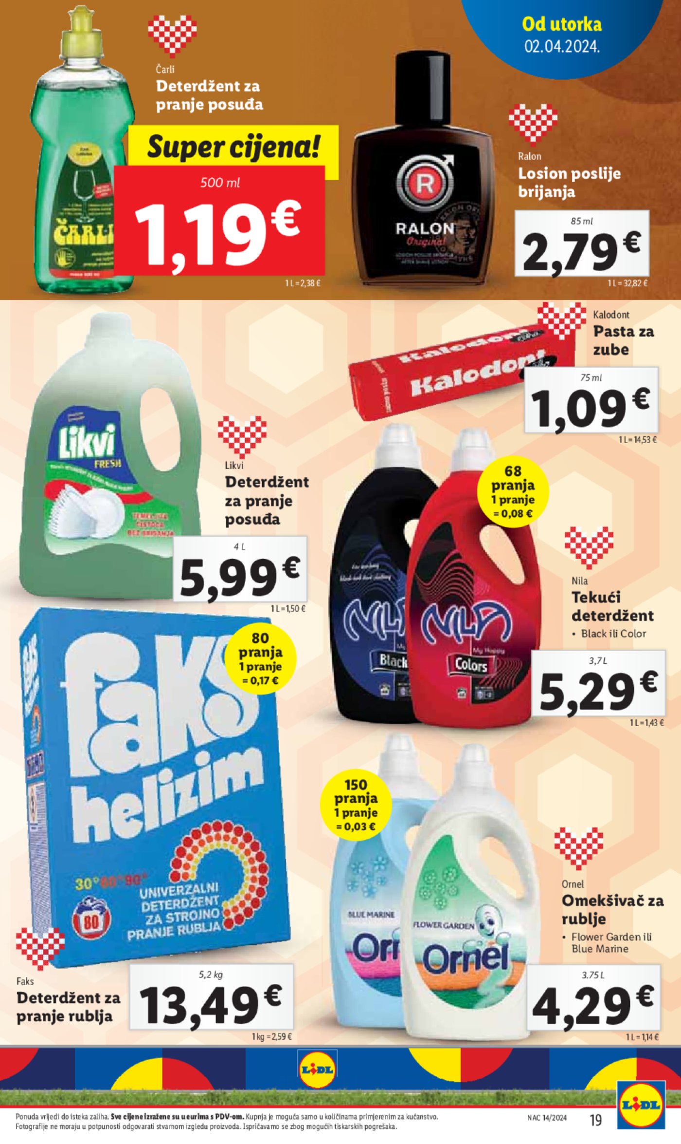 Lidl katalog Super ponuda od Utorka 02.04.-07.04.2024.