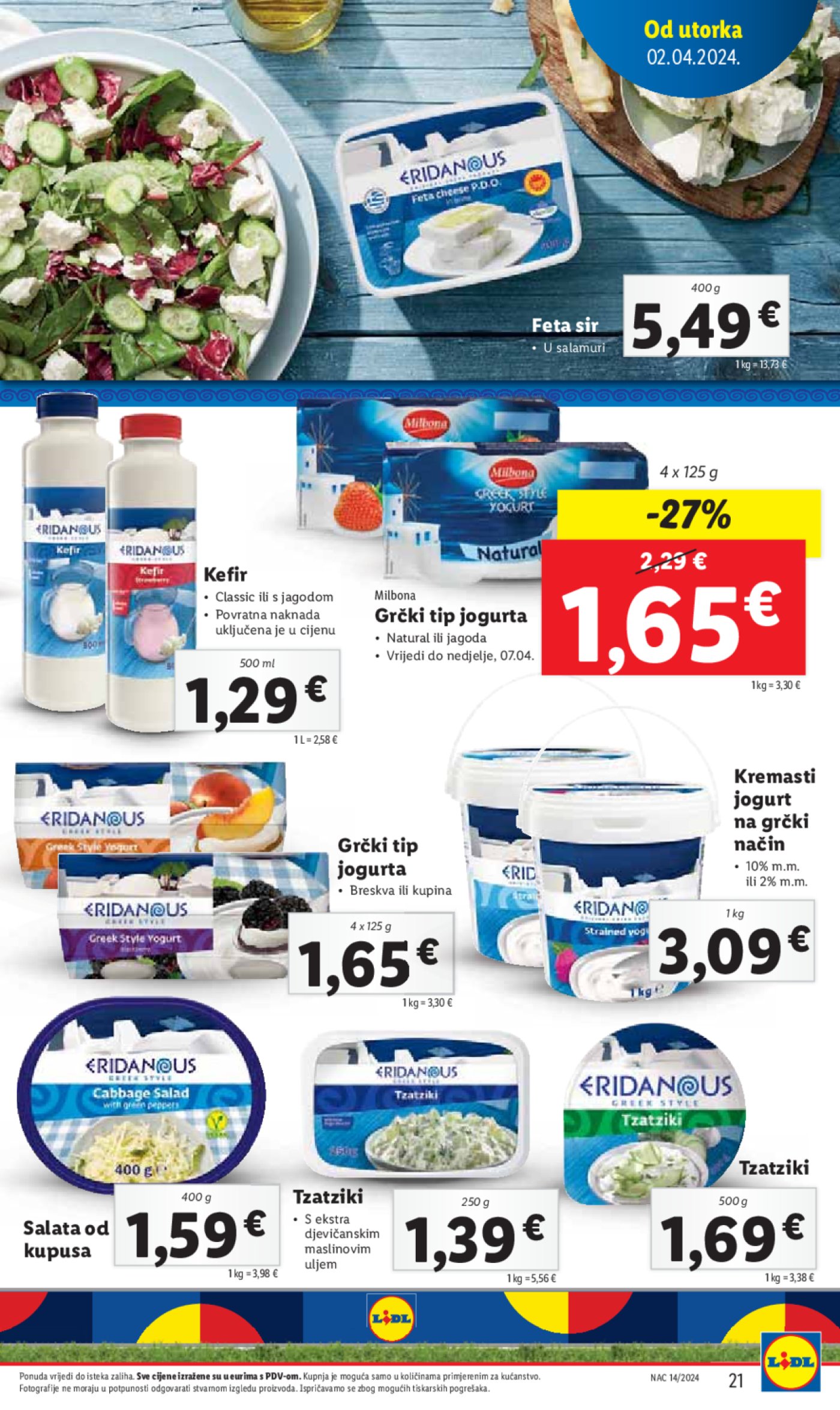 Lidl katalog Super ponuda od Utorka 02.04.-07.04.2024.
