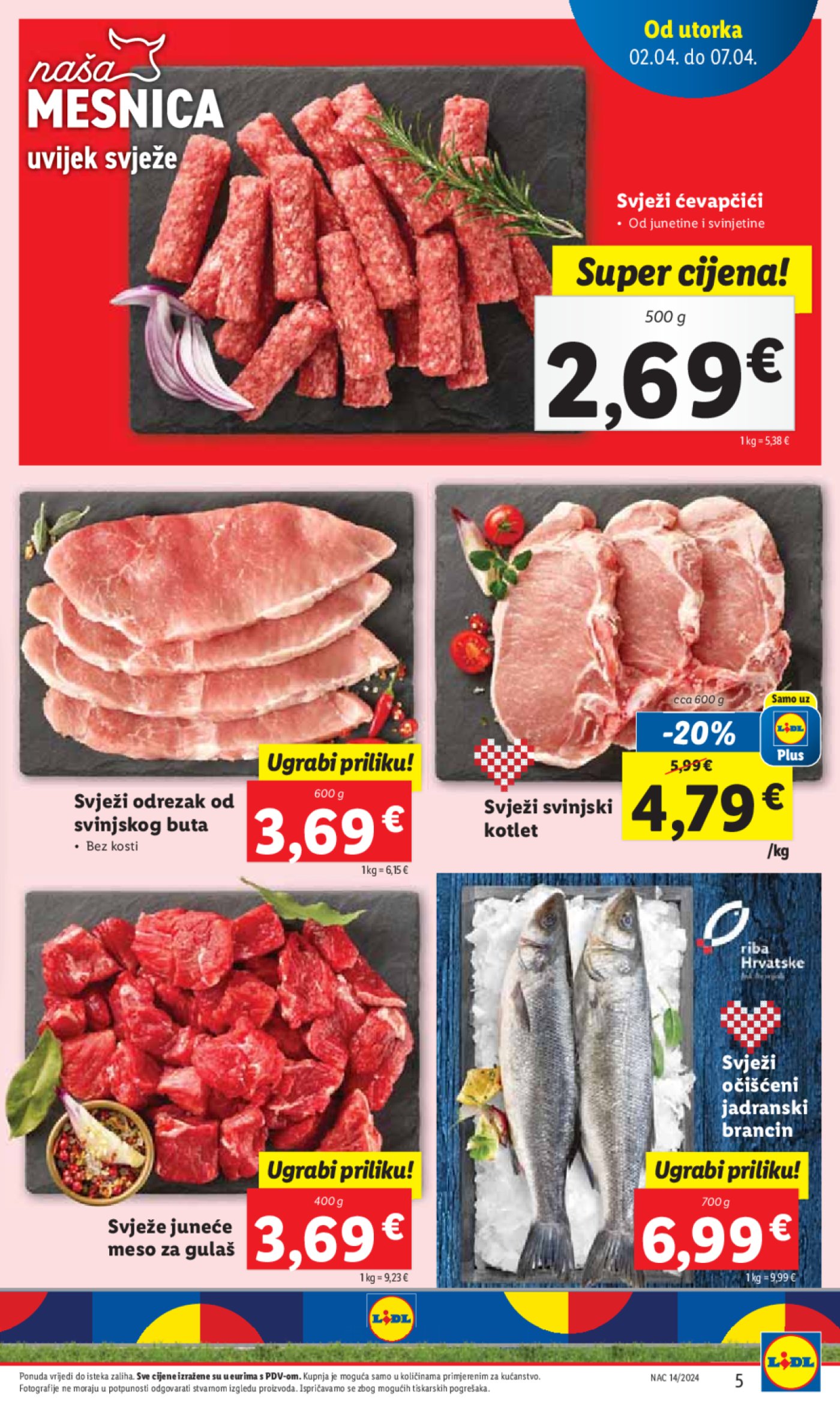 Lidl katalog Super ponuda od Utorka 02.04.-07.04.2024.