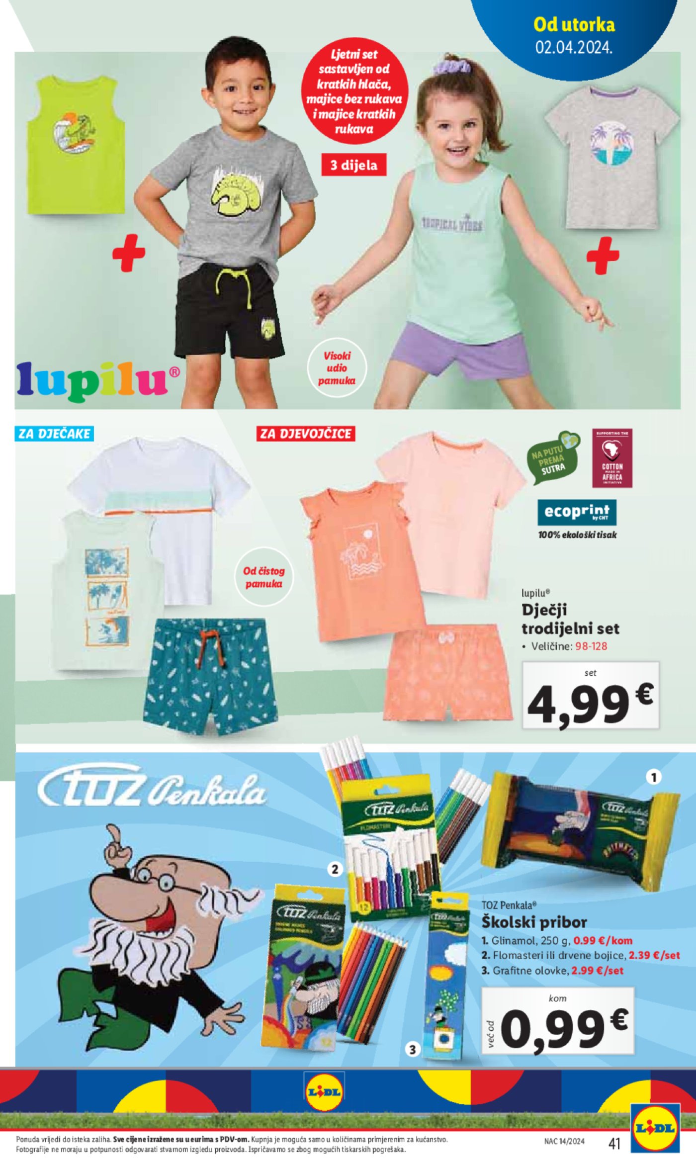 Lidl katalog Super ponuda od Utorka 02.04.-07.04.2024.