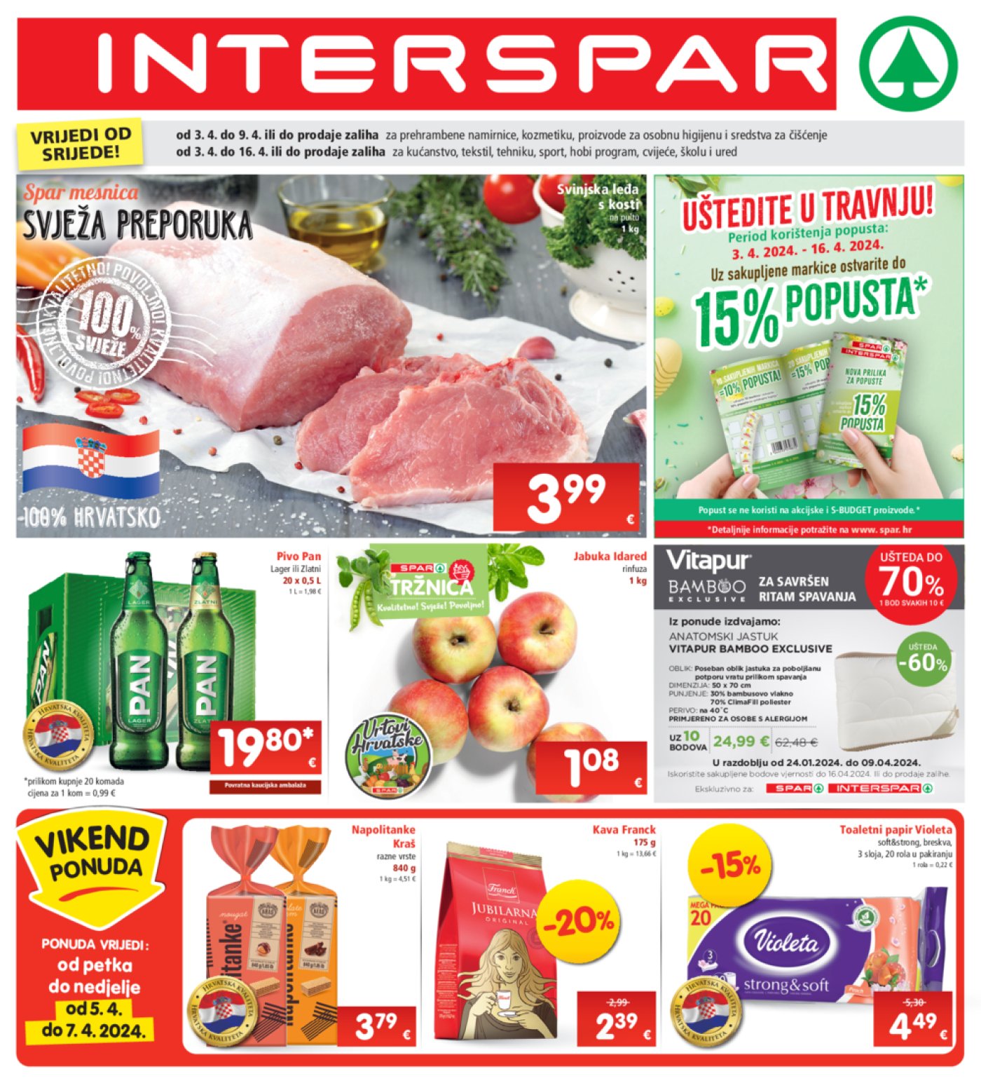 INTERSPAR katalog Akcija 03.04.-09.04.2024.