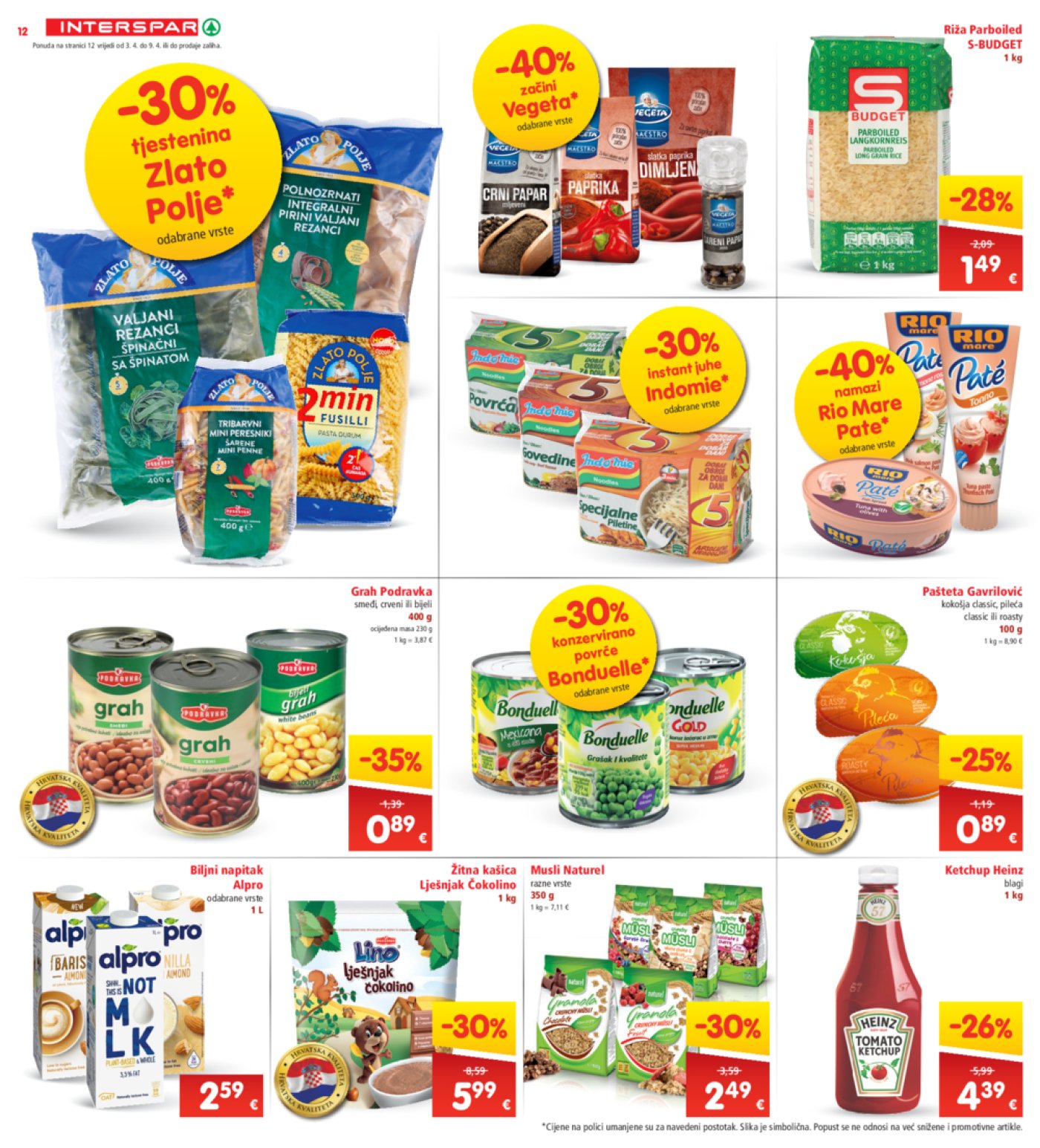 INTERSPAR katalog Akcija 03.04.-09.04.2024.