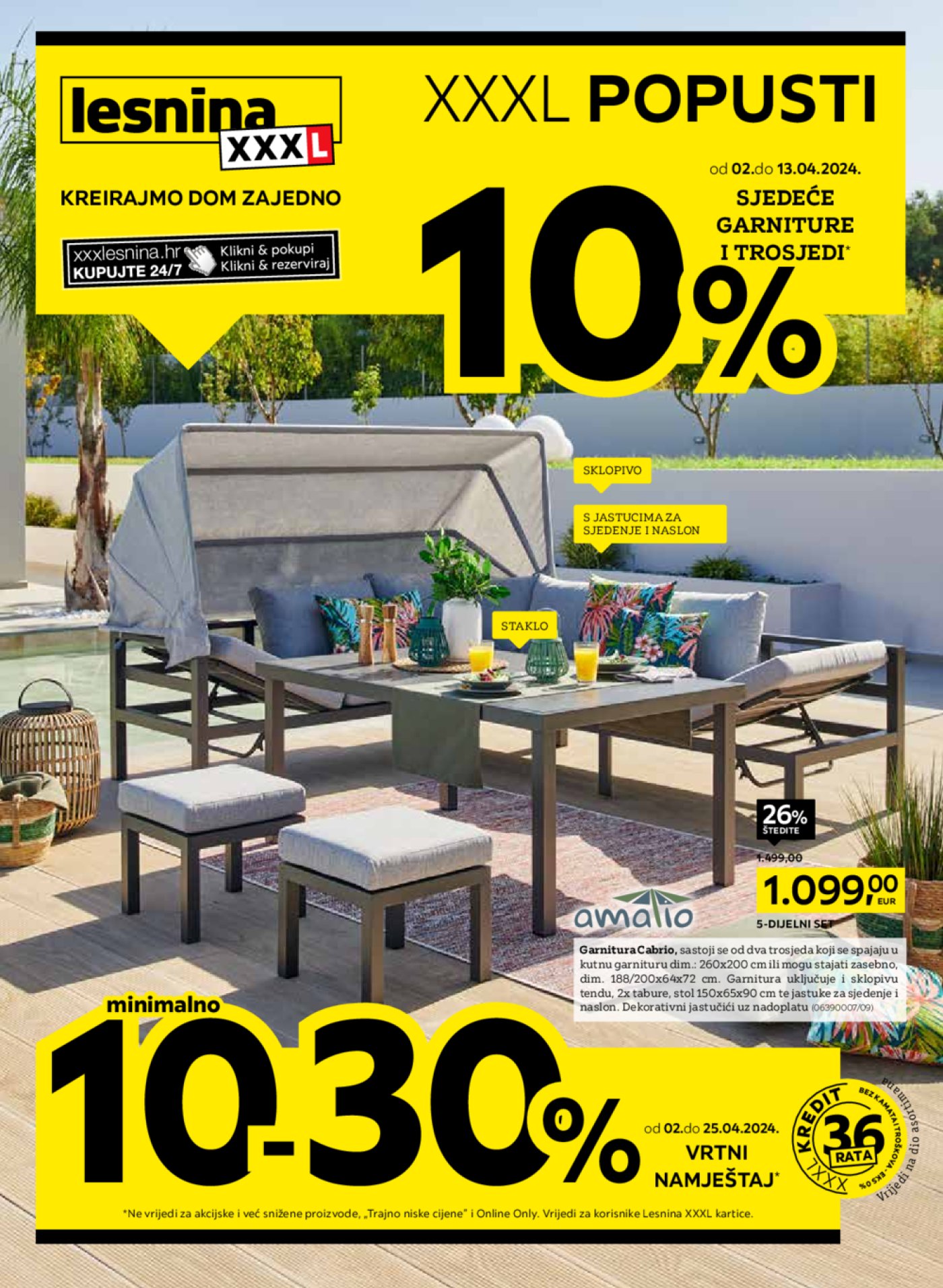 Lesnina katalog XXXL popusti 02.04.-25.04.2024.