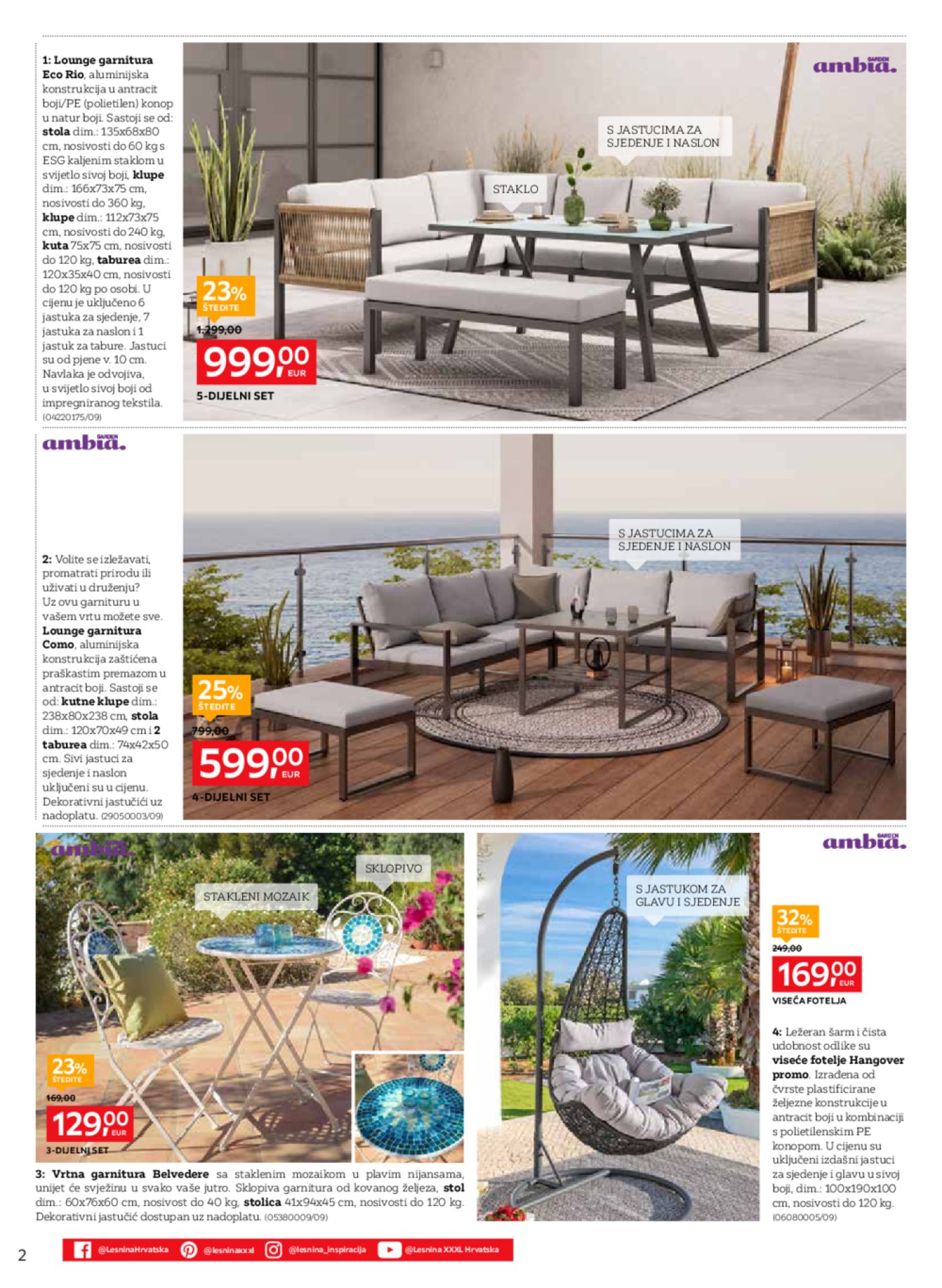 Lesnina katalog XXXL popusti 02.04.-25.04.2024.