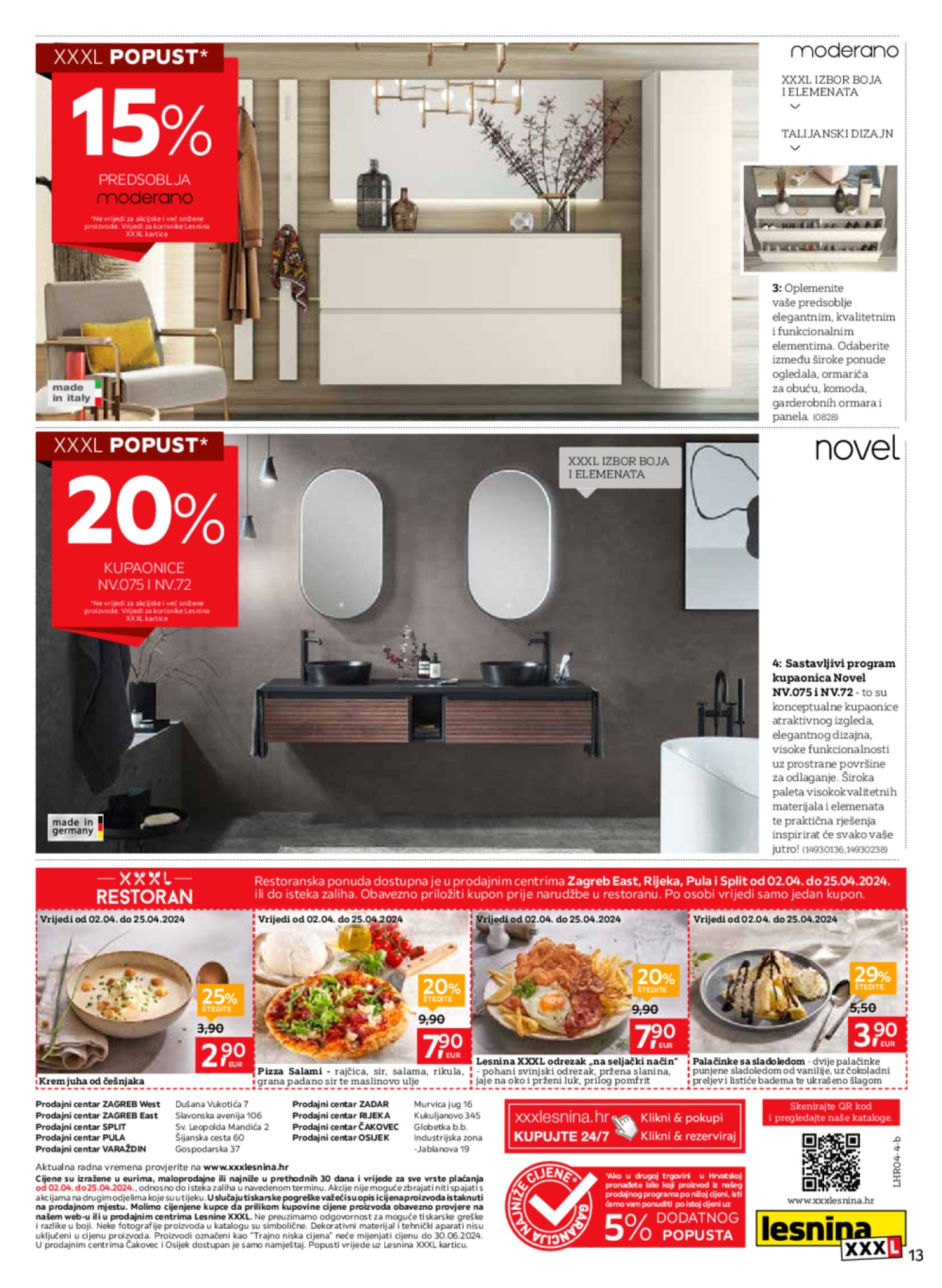 Lesnina katalog XXXL popusti 02.04.-25.04.2024.