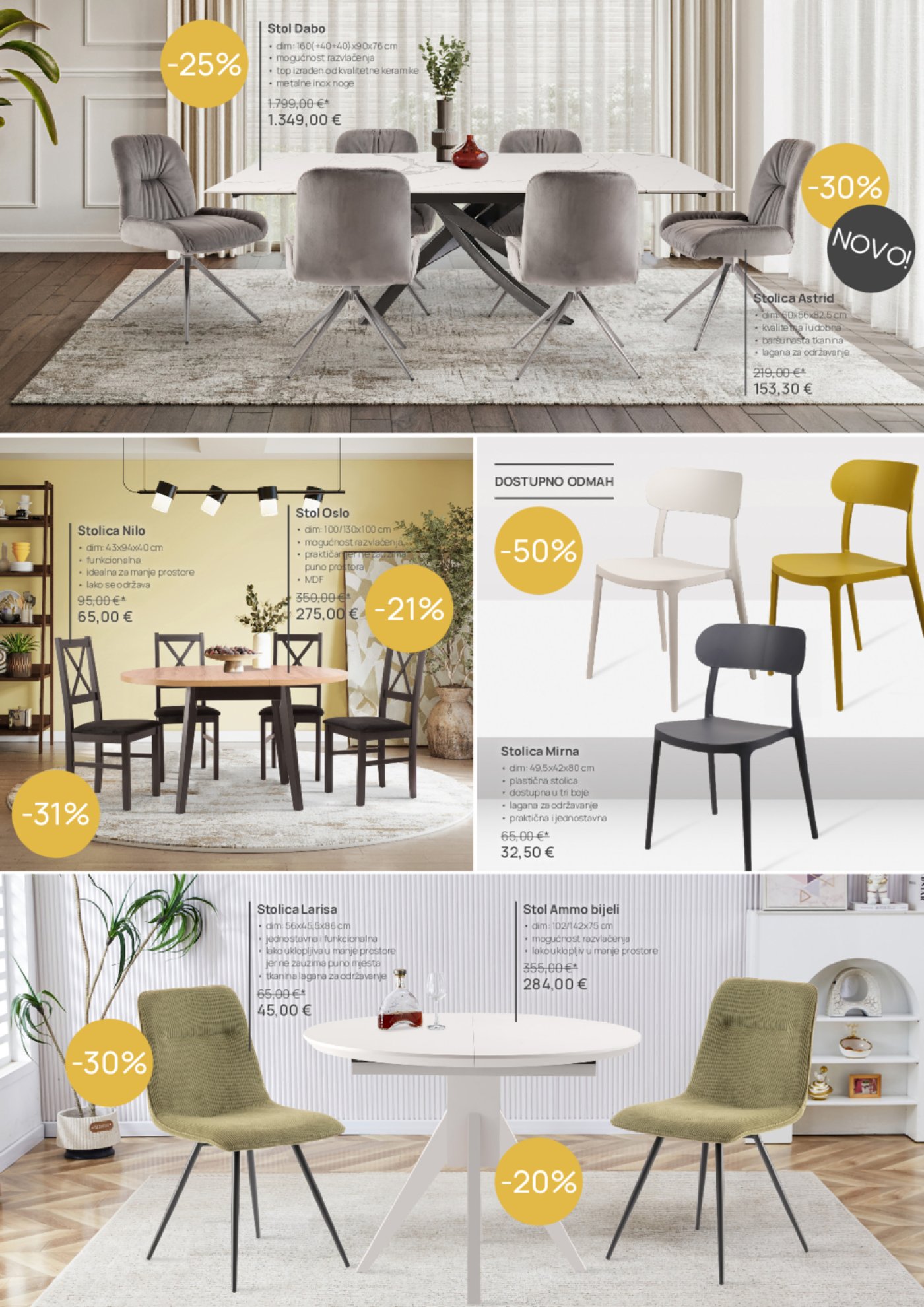 Namještaj Mima katalog Opremanje stana ili apartmana 02.04.-30.04.2024.