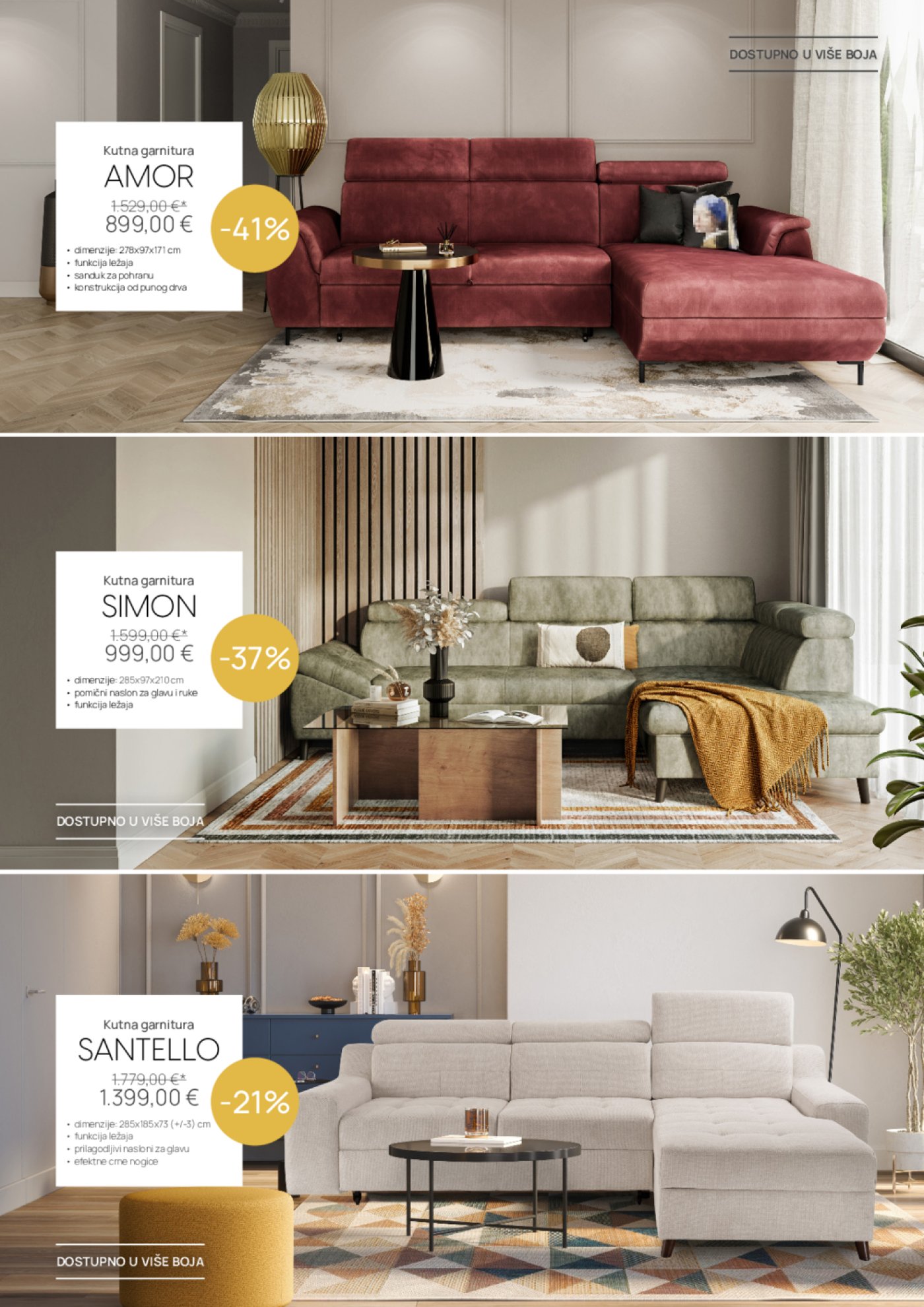 Namještaj Mima katalog Opremanje stana ili apartmana 02.04.-30.04.2024.