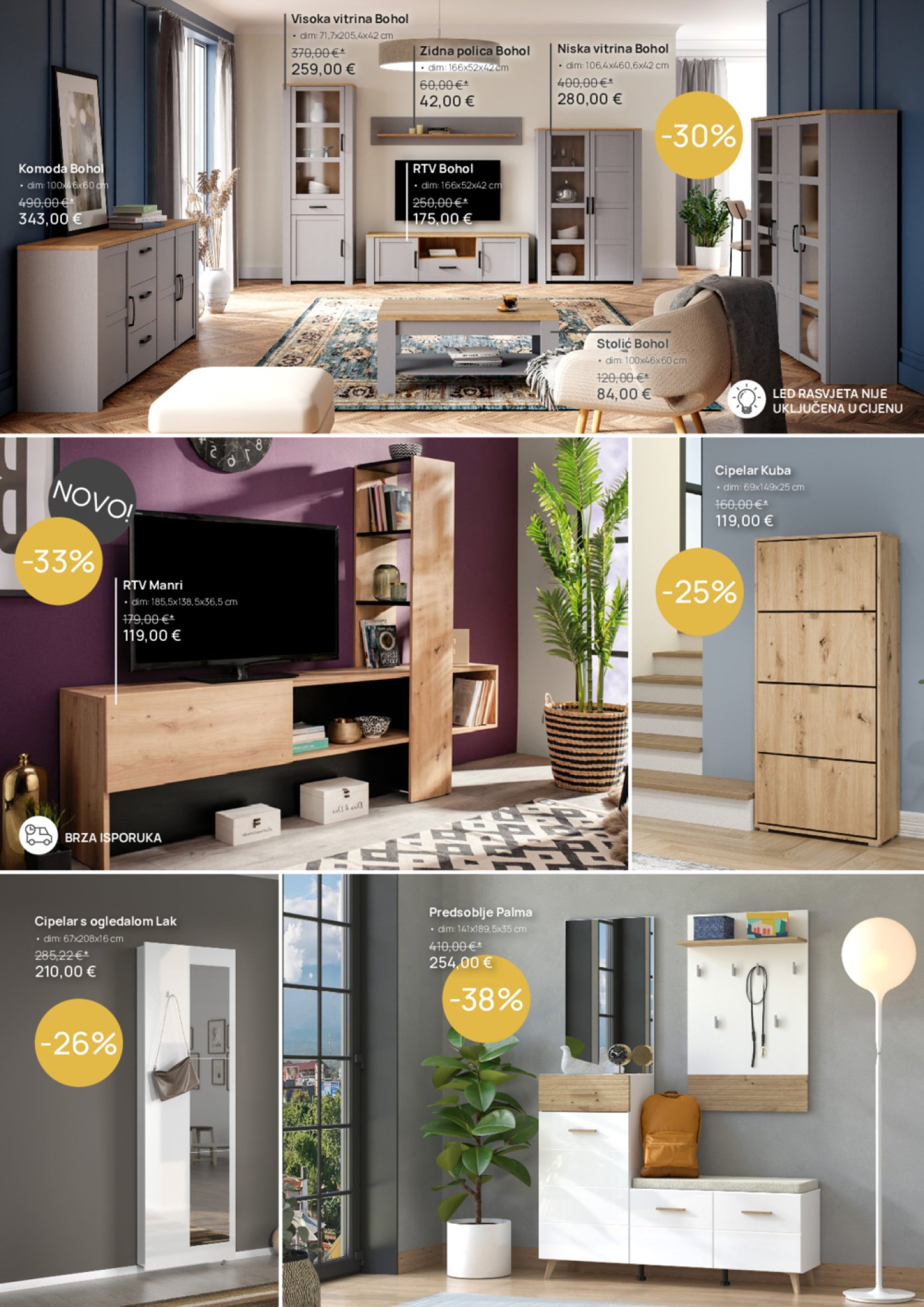 Namještaj Mima katalog Opremanje stana ili apartmana 02.04.-30.04.2024.