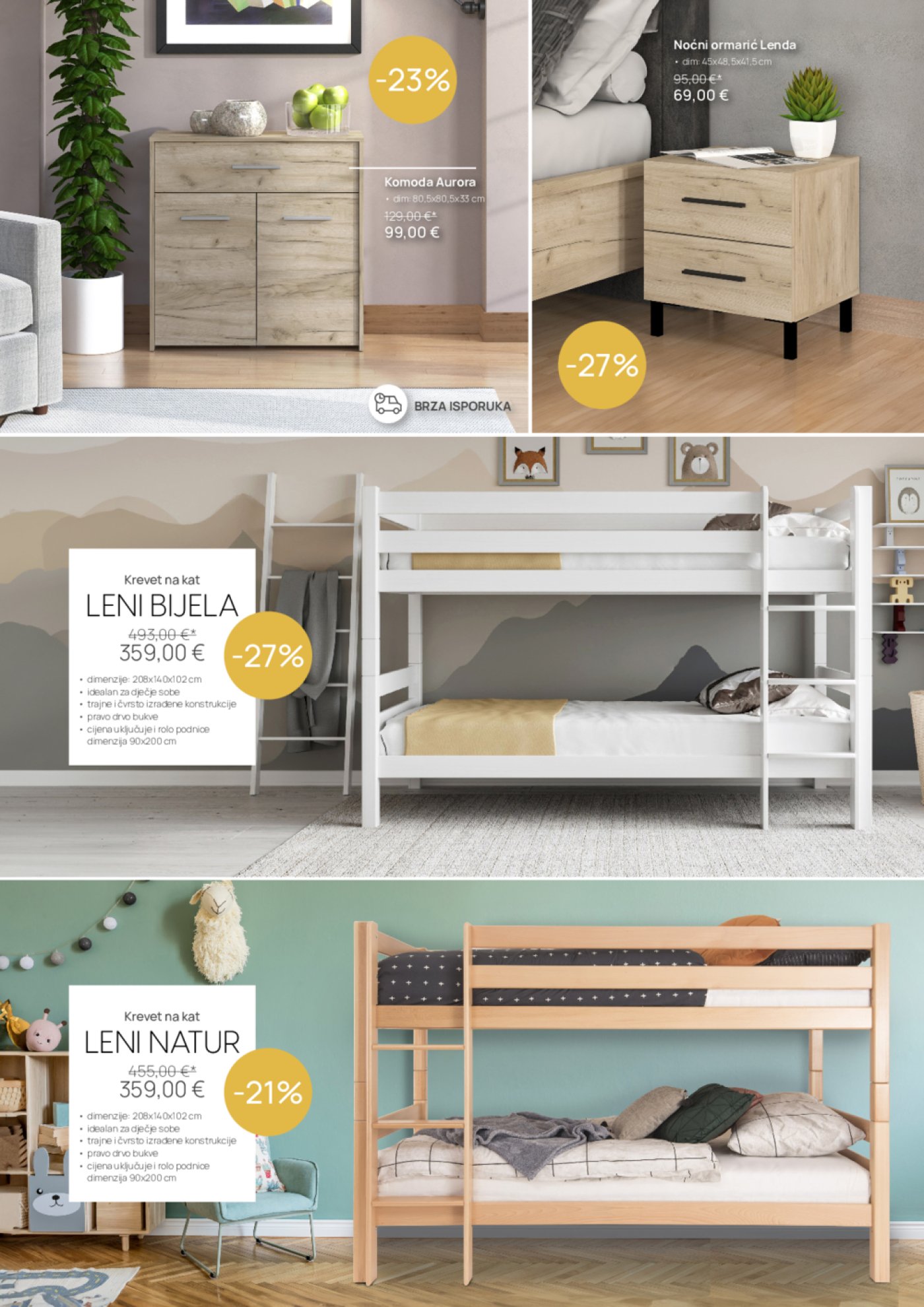 Namještaj Mima katalog Opremanje stana ili apartmana 02.04.-30.04.2024.