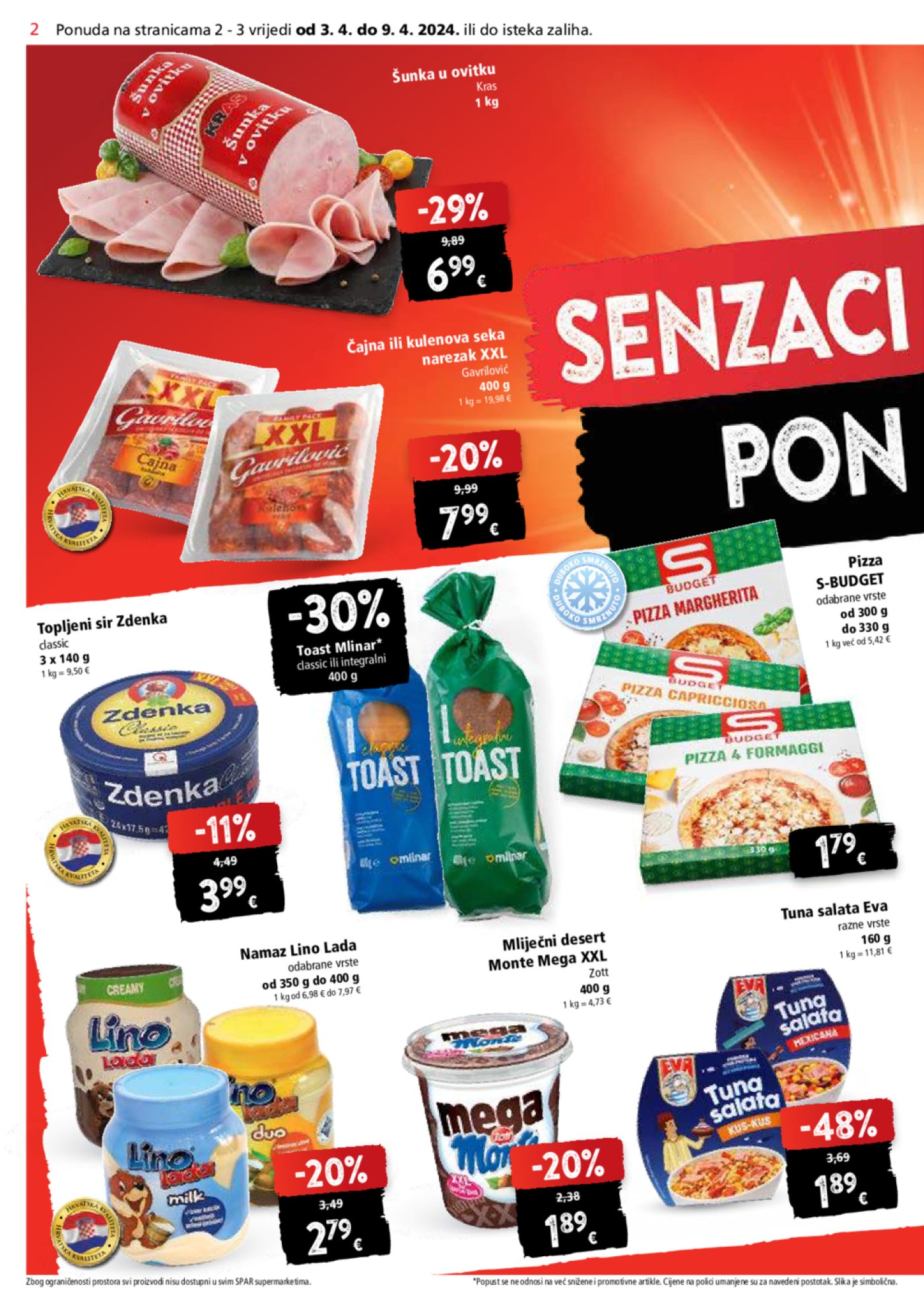 SPAR katalog Akcija 03.04.-09.04.2024.