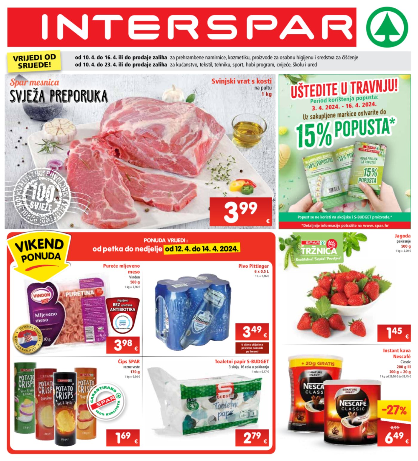INTERSPAR katalog Akcija 10.04.-16.04.2024.