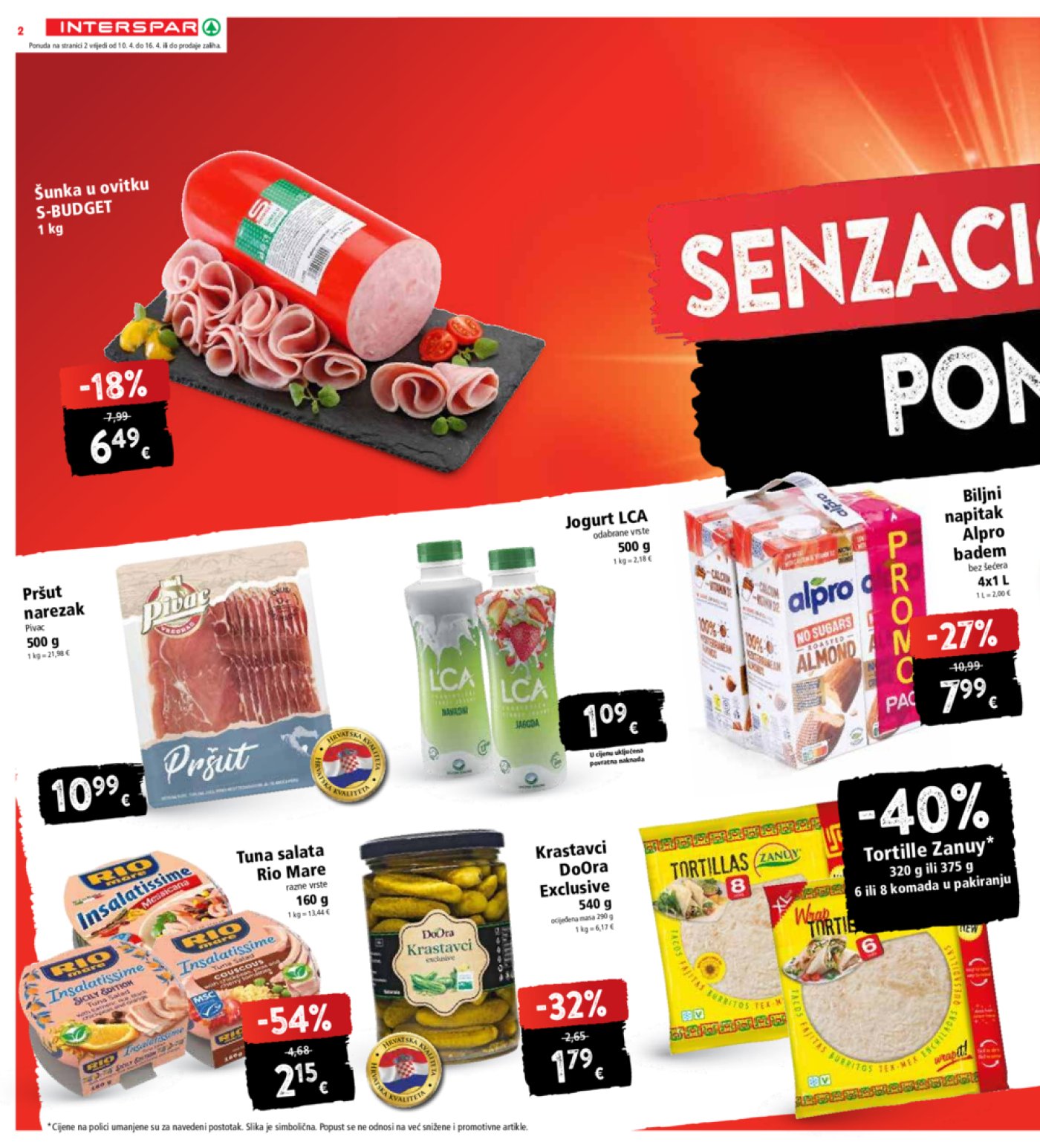 INTERSPAR katalog Akcija 10.04.-16.04.2024.