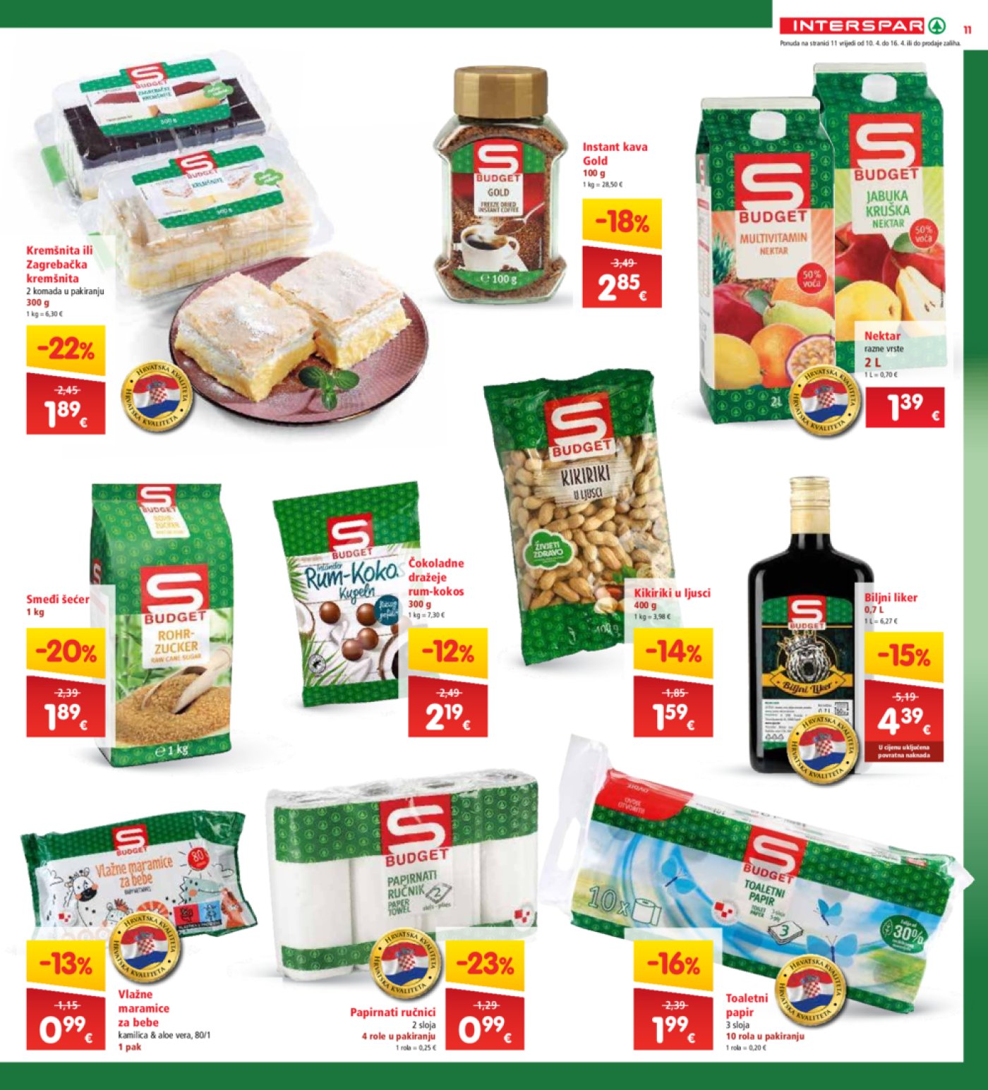 INTERSPAR katalog Akcija 10.04.-16.04.2024.