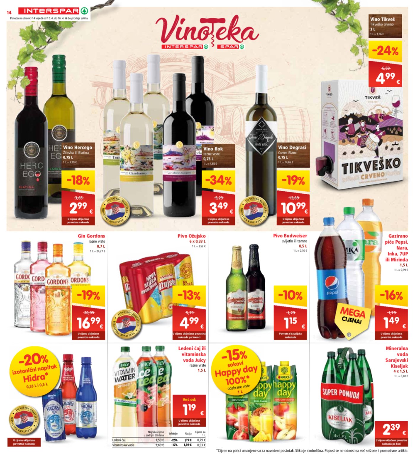 INTERSPAR katalog Akcija 10.04.-16.04.2024.