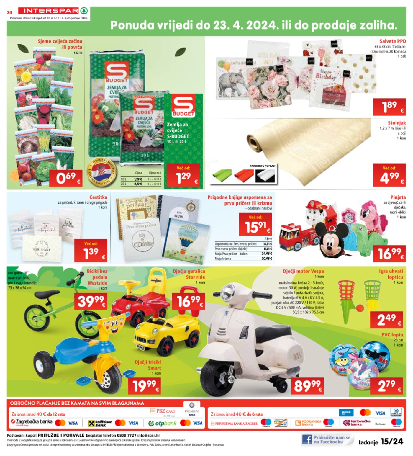 INTERSPAR katalog Akcija 10.04.-16.04.2024.