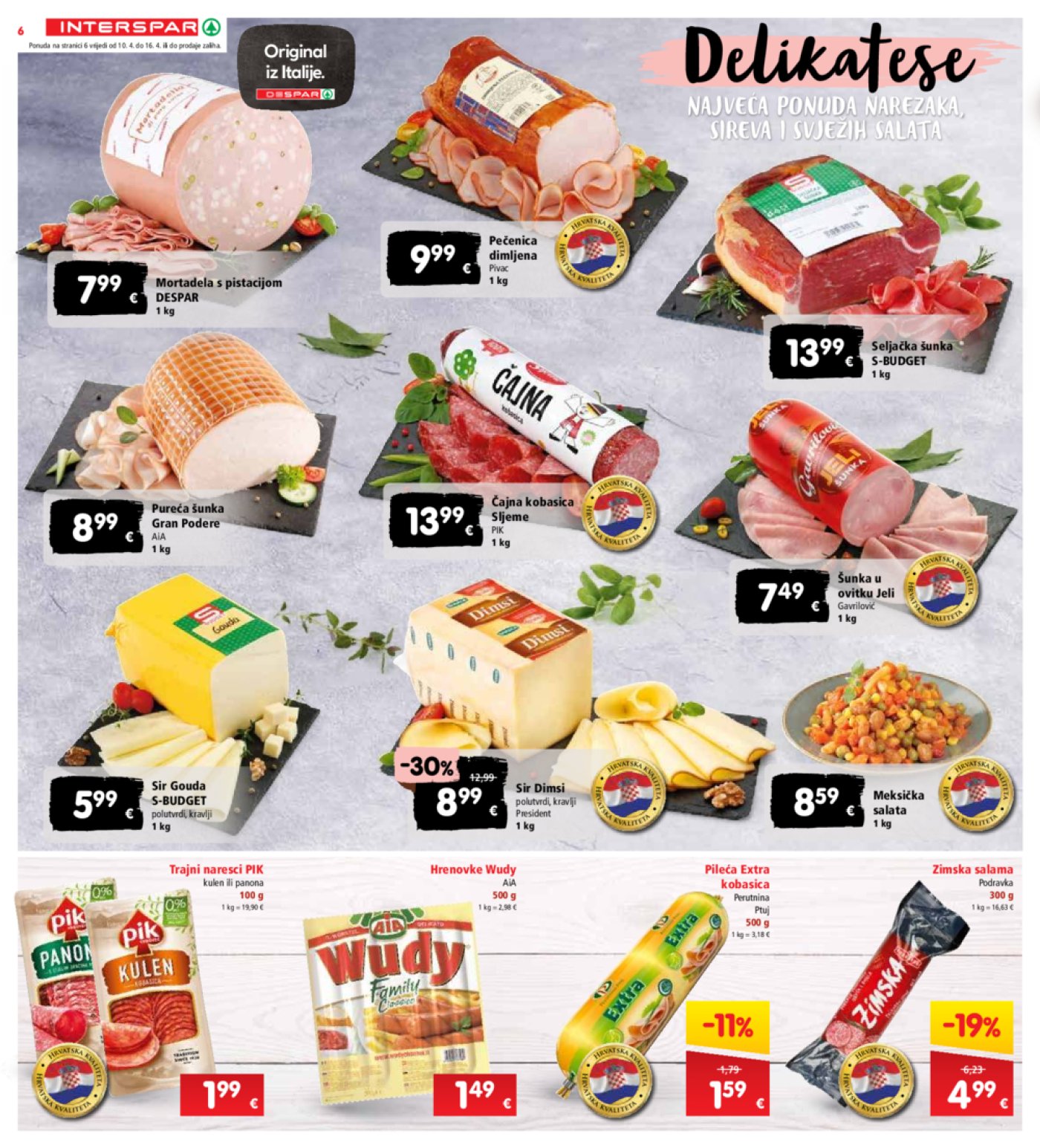 INTERSPAR katalog Akcija 10.04.-16.04.2024.