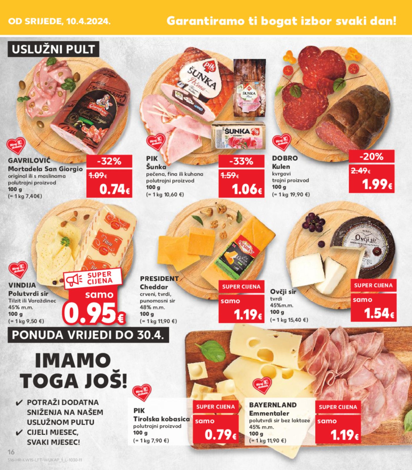 Kaufland katalog Akcija 10.04.-16.04.2024. Zagreb