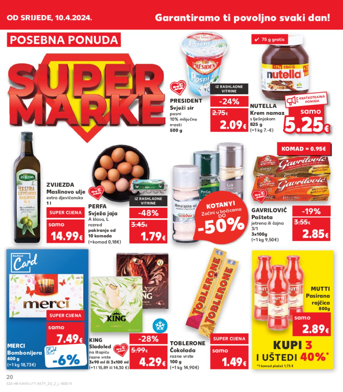 Kaufland katalog Akcija 10.04.-16.04.2024. Zagreb