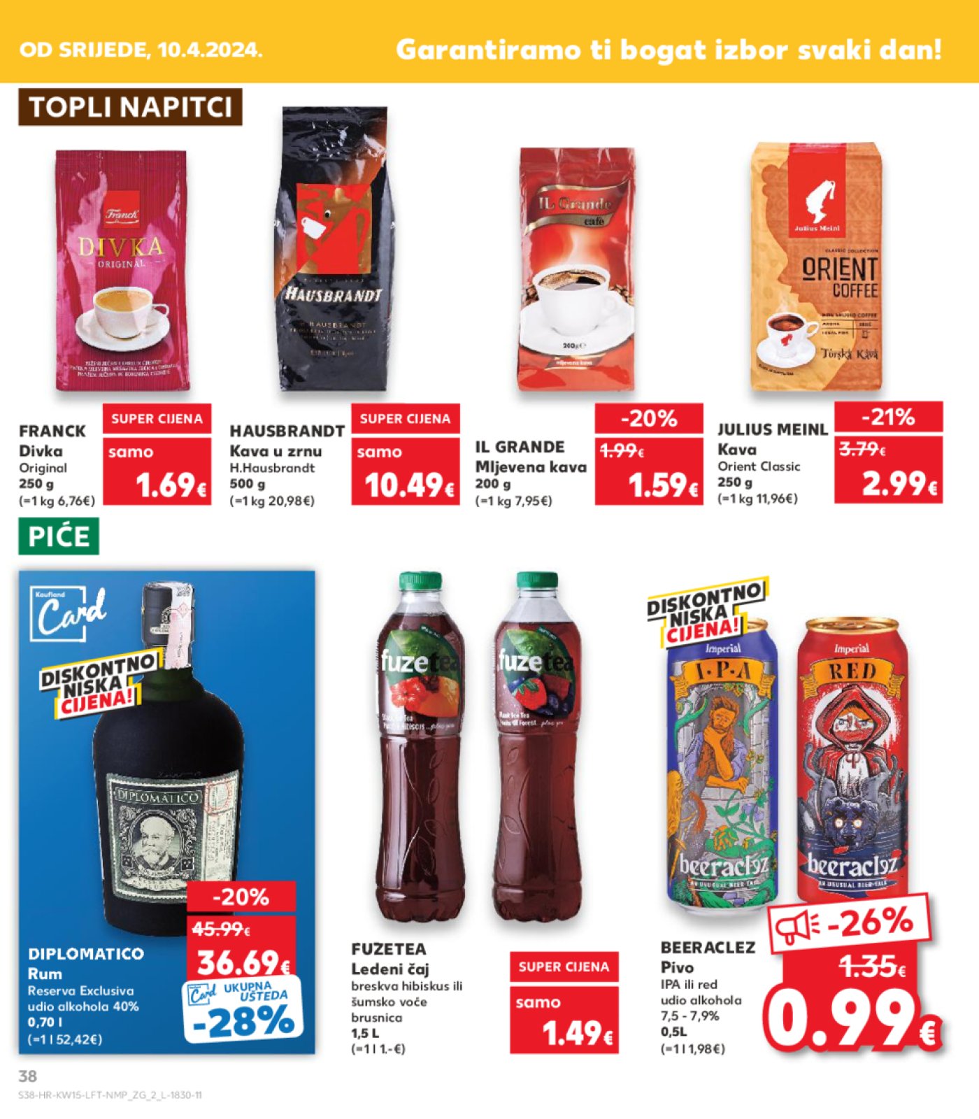 Kaufland katalog Akcija 10.04.-16.04.2024. Zagreb