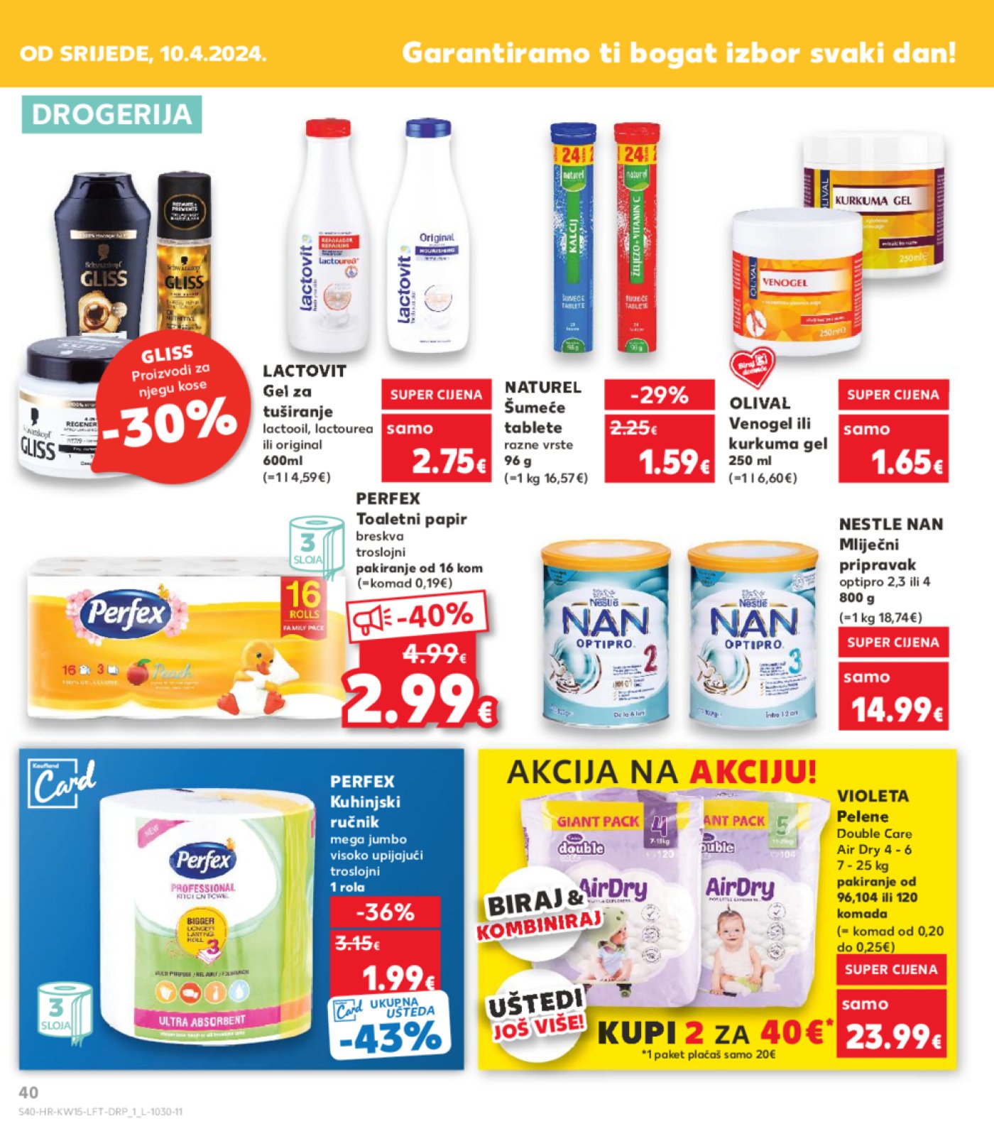 Kaufland katalog Akcija 10.04.-16.04.2024. Zagreb