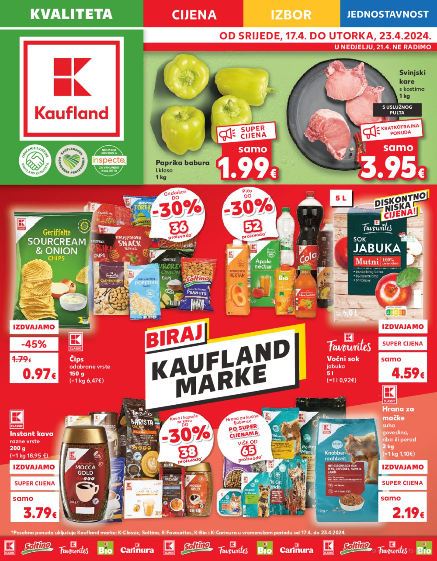 Kaufland katalog Akcija 17.04.-23.04.2024. Zagreb