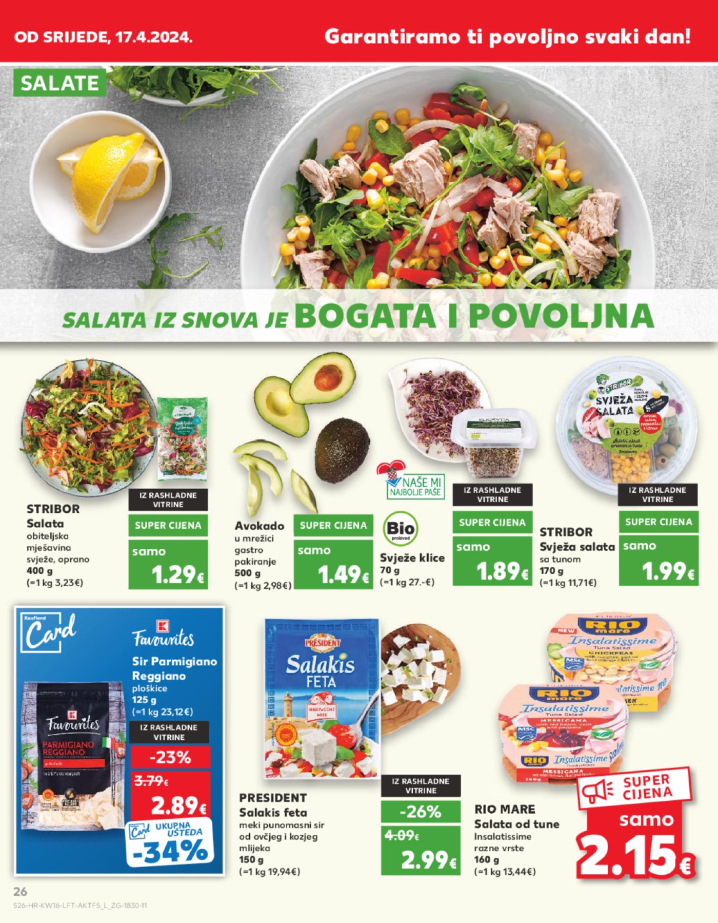 Kaufland katalog Akcija 17.04.-23.04.2024. Zagreb