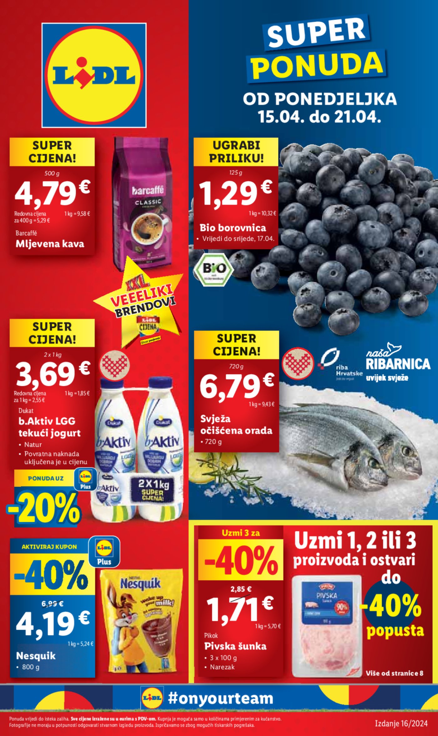 Lidl katalog Super ponuda od ponedjeljka 15.04.-21.04.2024.