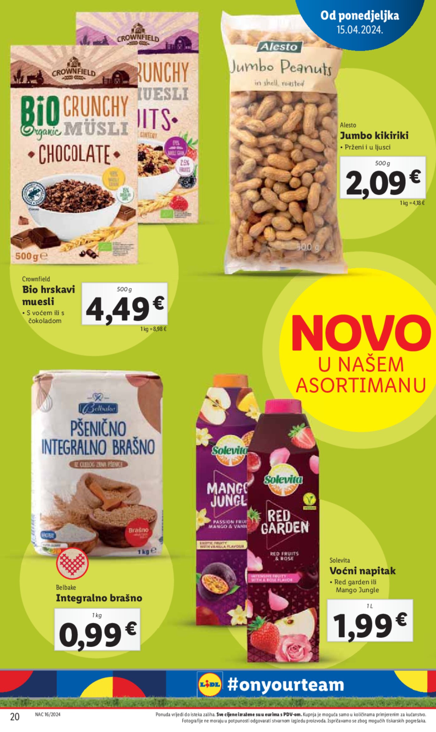 Lidl katalog Super ponuda od ponedjeljka 15.04.-21.04.2024.
