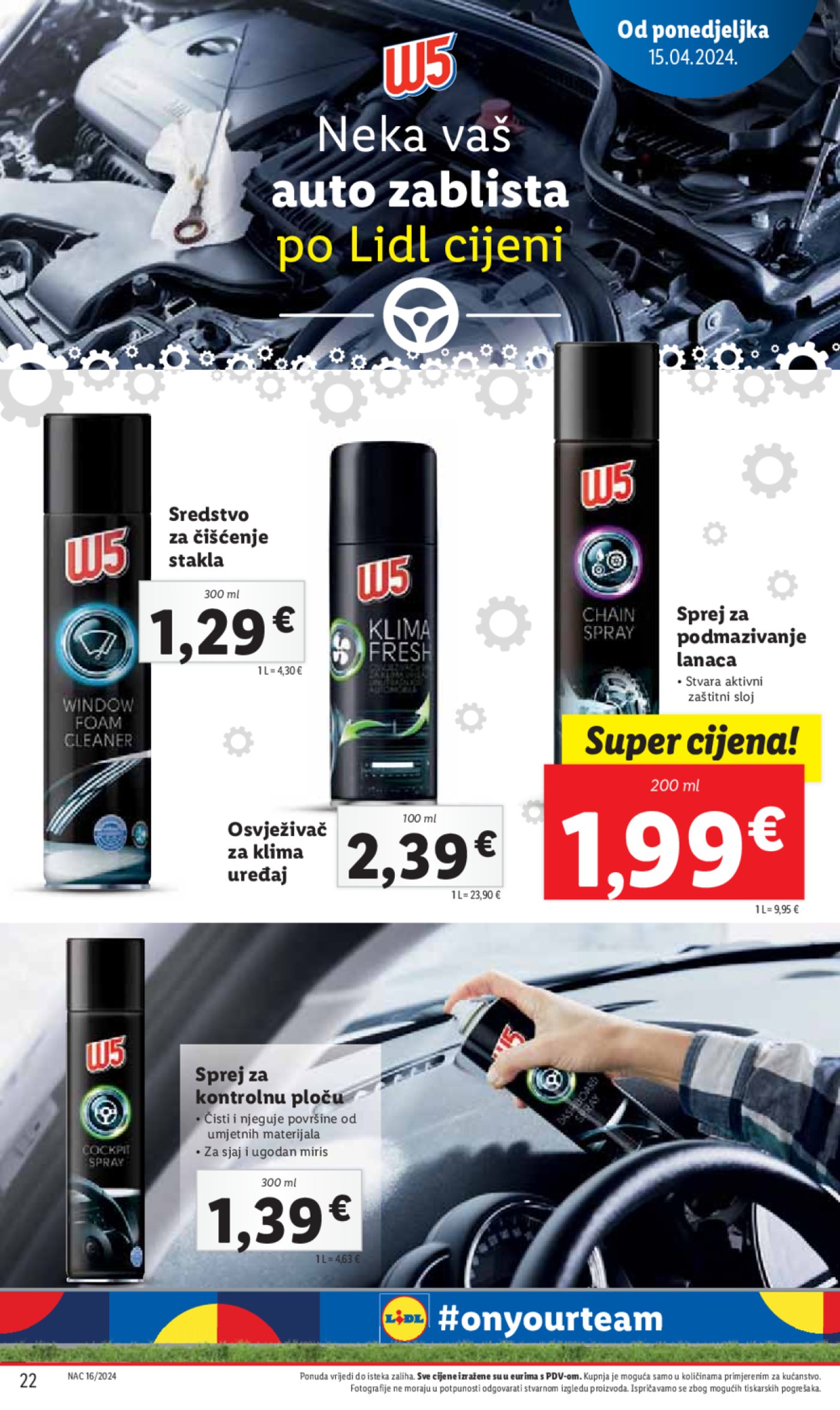 Lidl katalog Super ponuda od ponedjeljka 15.04.-21.04.2024.