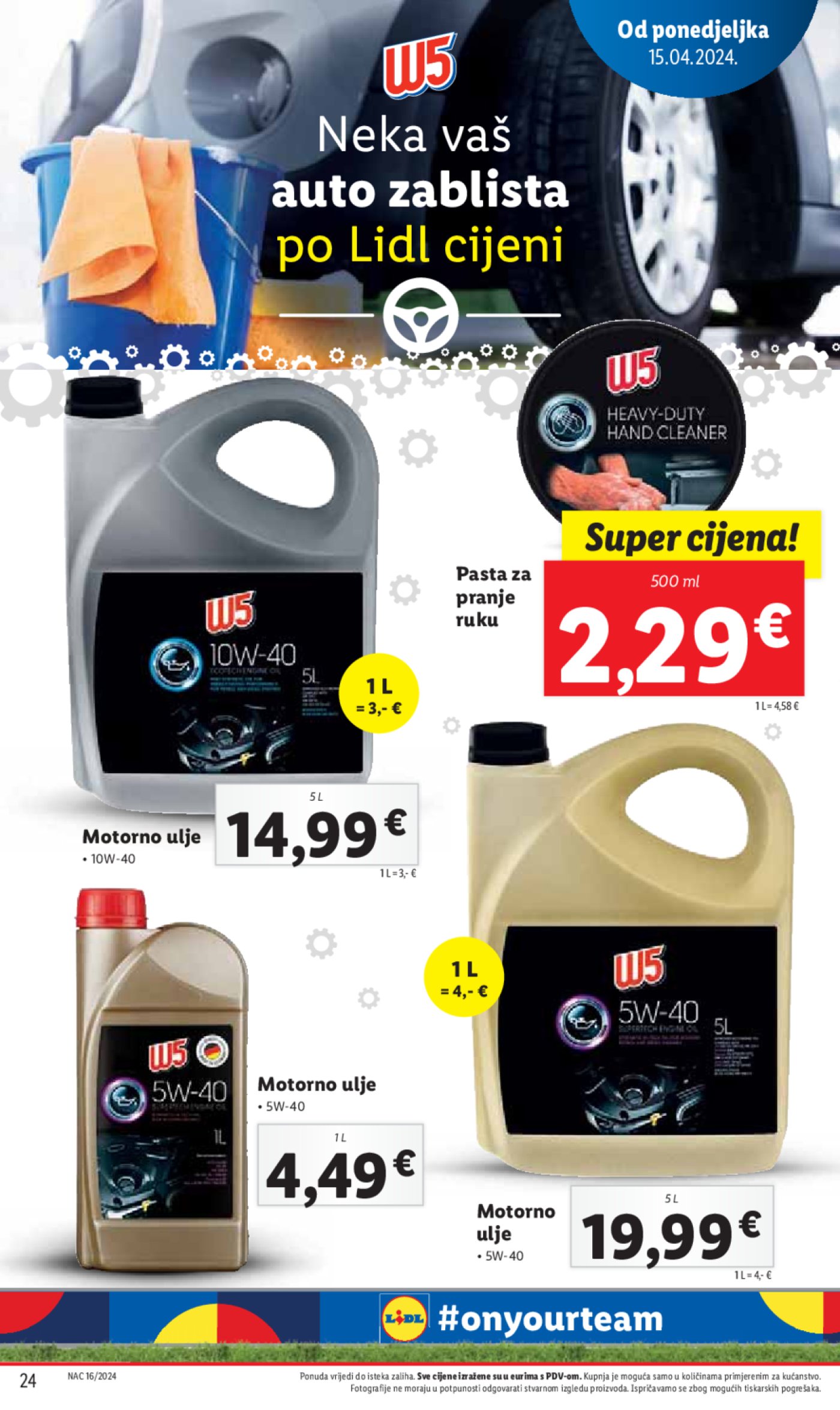 Lidl katalog Super ponuda od ponedjeljka 15.04.-21.04.2024.