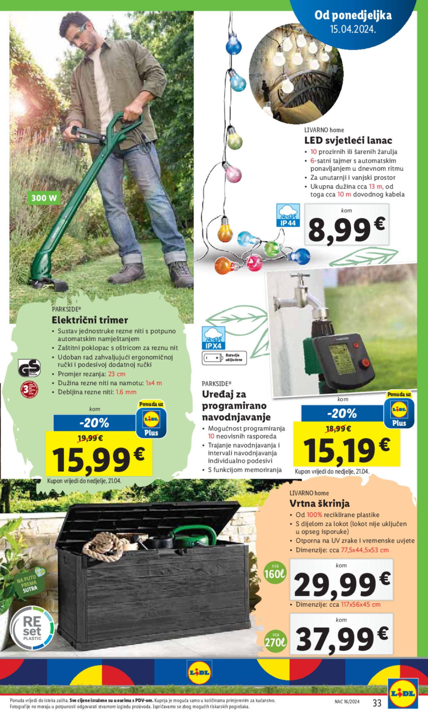 Lidl katalog Super ponuda od ponedjeljka 15.04.-21.04.2024.