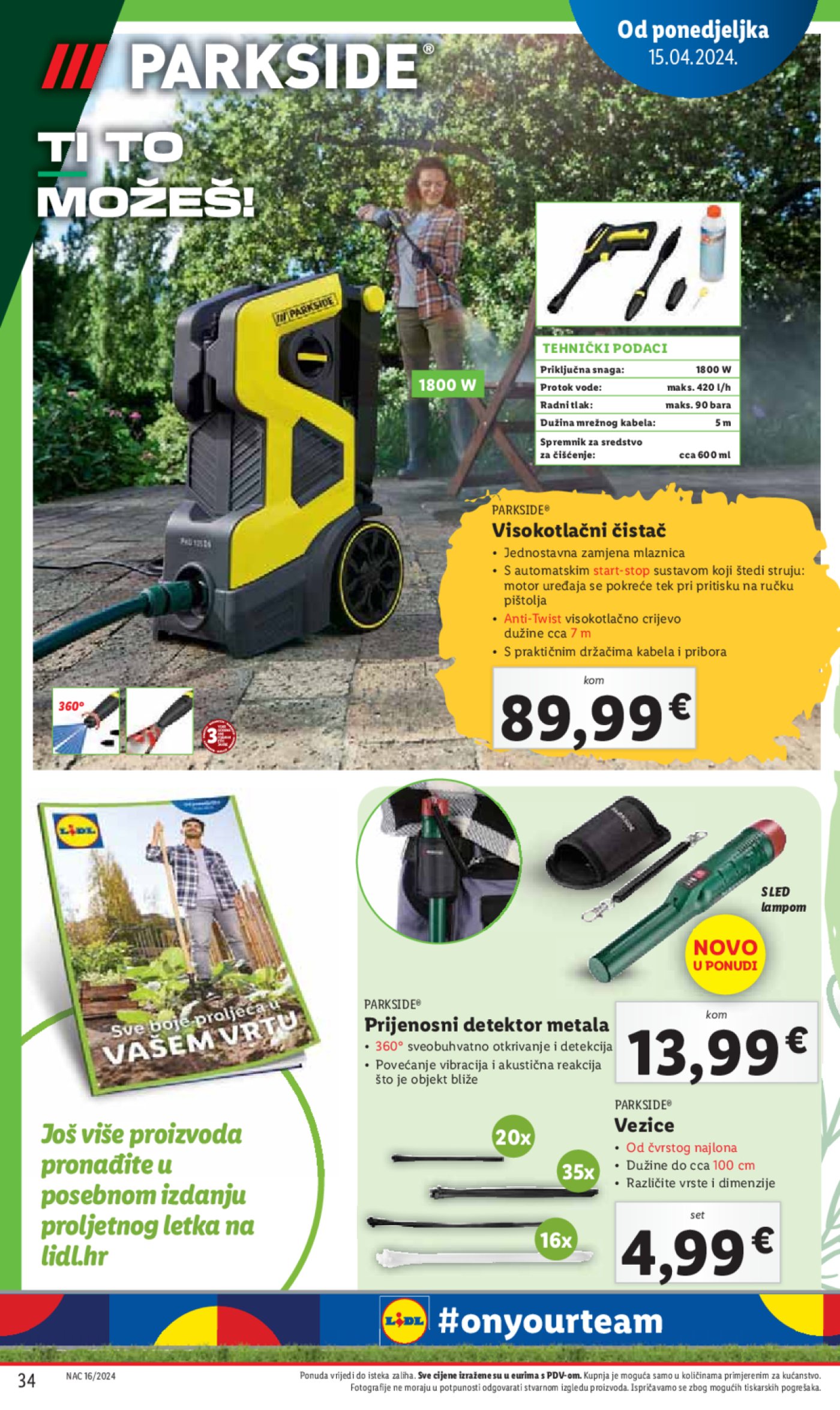 Lidl katalog Super ponuda od ponedjeljka 15.04.-21.04.2024.