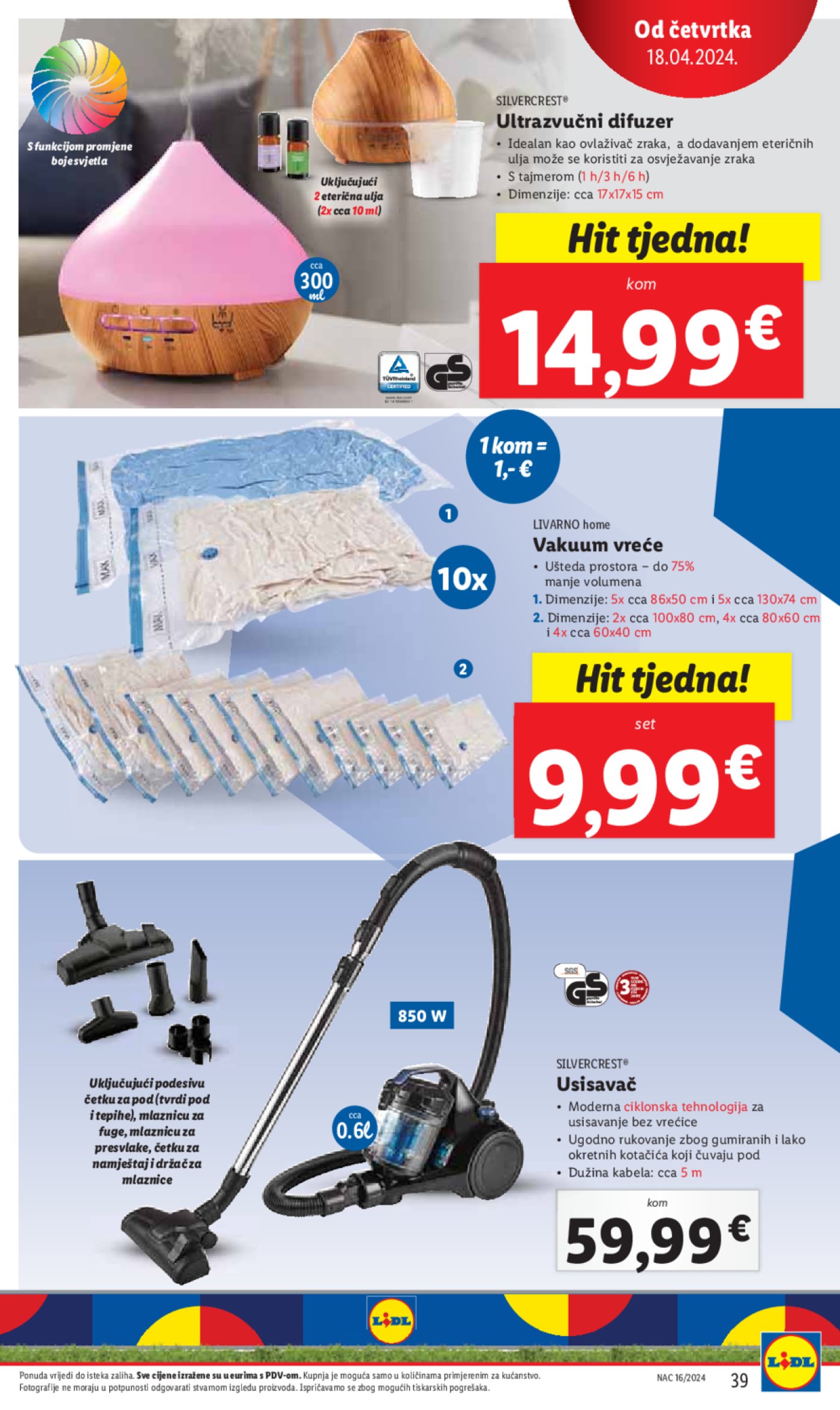 Lidl katalog Super ponuda od ponedjeljka 15.04.-21.04.2024.