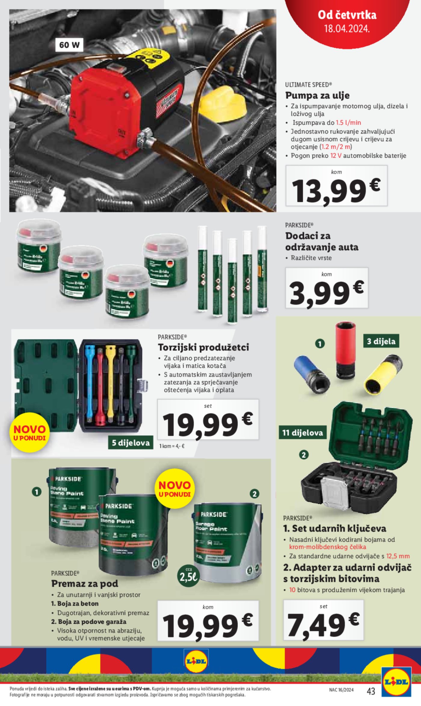 Lidl katalog Super ponuda od ponedjeljka 15.04.-21.04.2024.