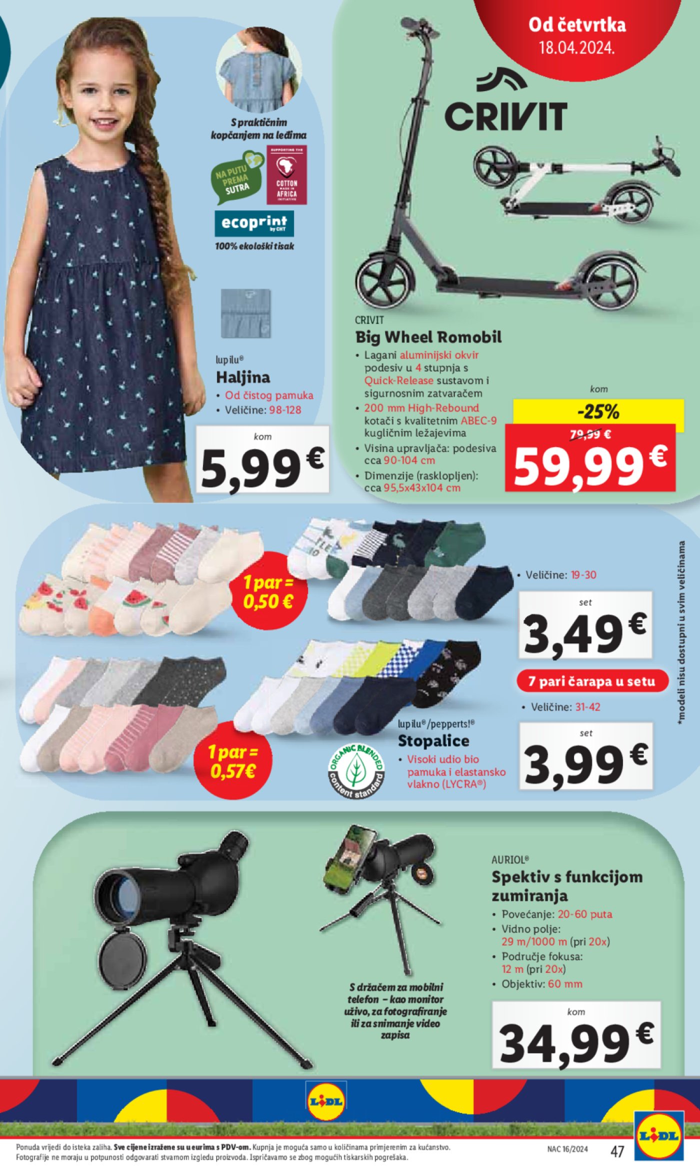 Lidl katalog Super ponuda od ponedjeljka 15.04.-21.04.2024.