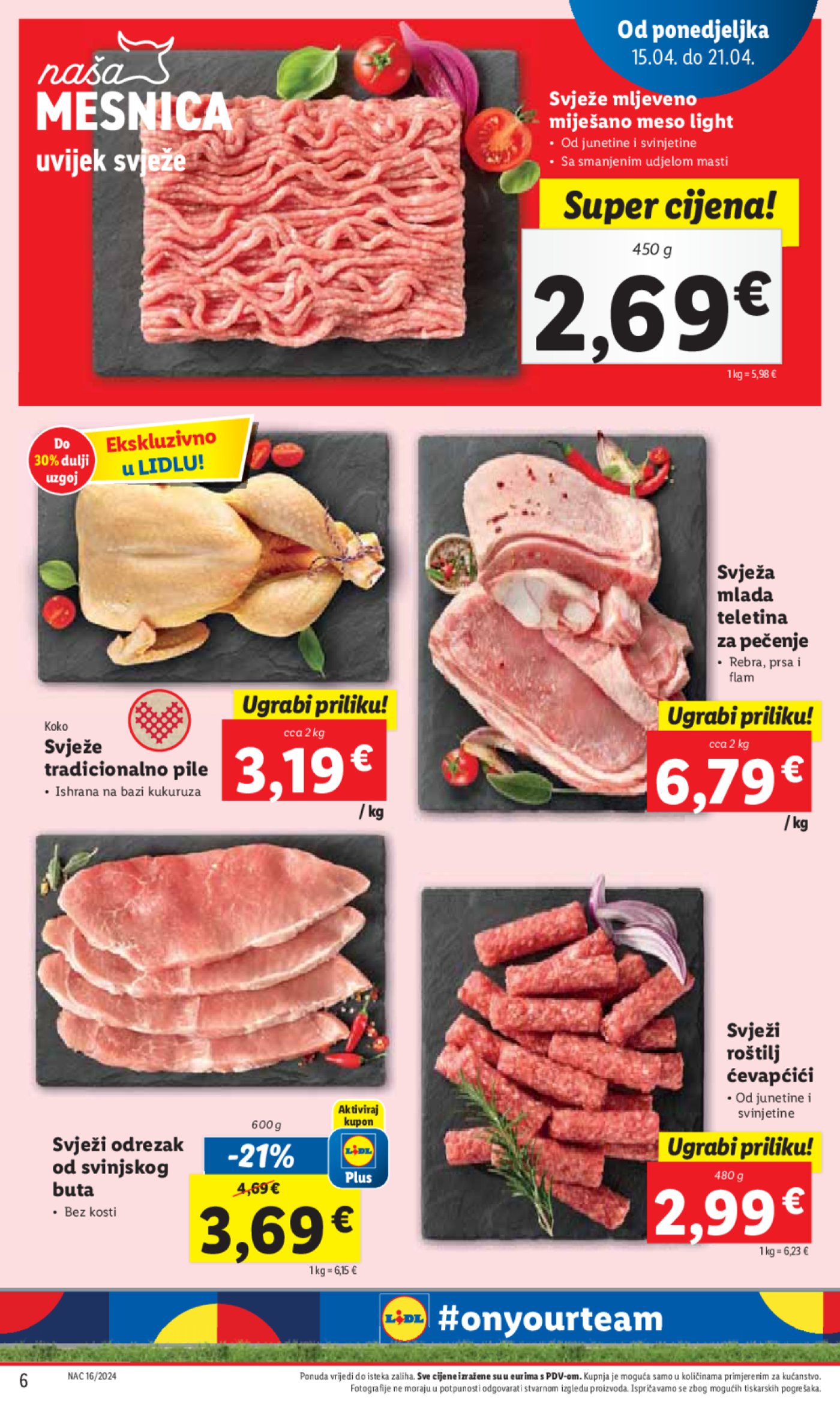 Lidl katalog Super ponuda od ponedjeljka 15.04.-21.04.2024.