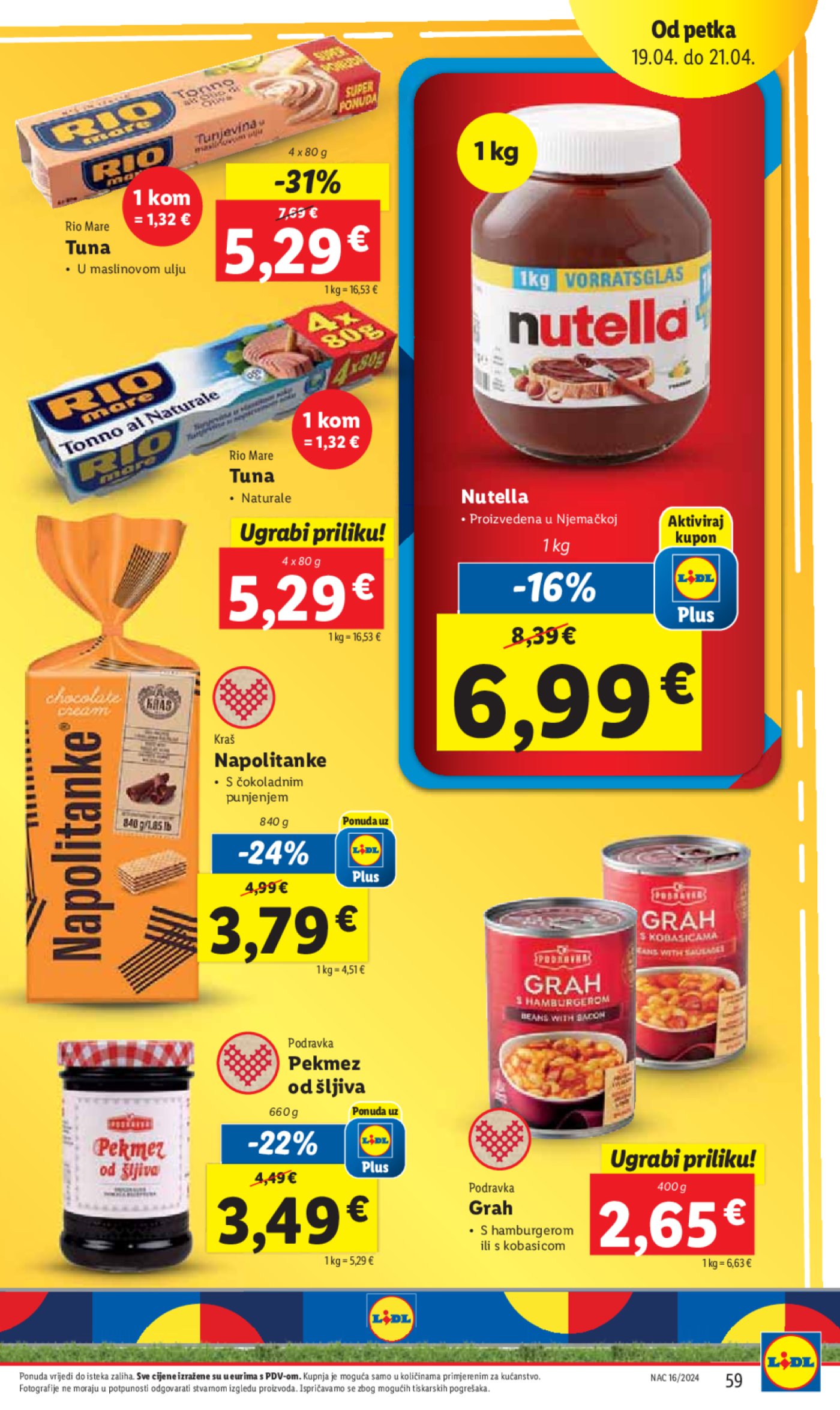 Lidl katalog Super ponuda od ponedjeljka 15.04.-21.04.2024.