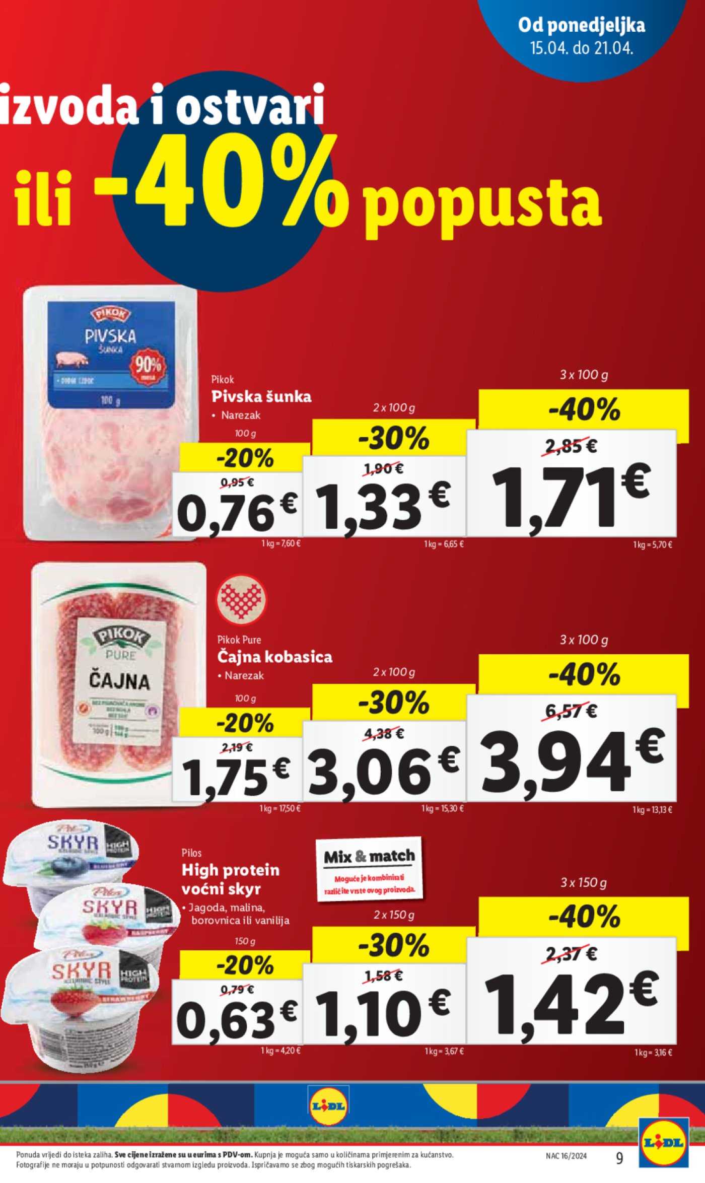 Lidl katalog Super ponuda od ponedjeljka 15.04.-21.04.2024.