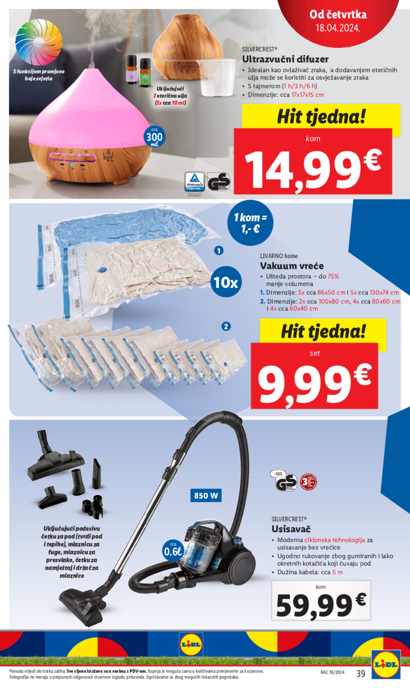Lidl super ponuda od četvrtka 18.04. - 21.04.2024.