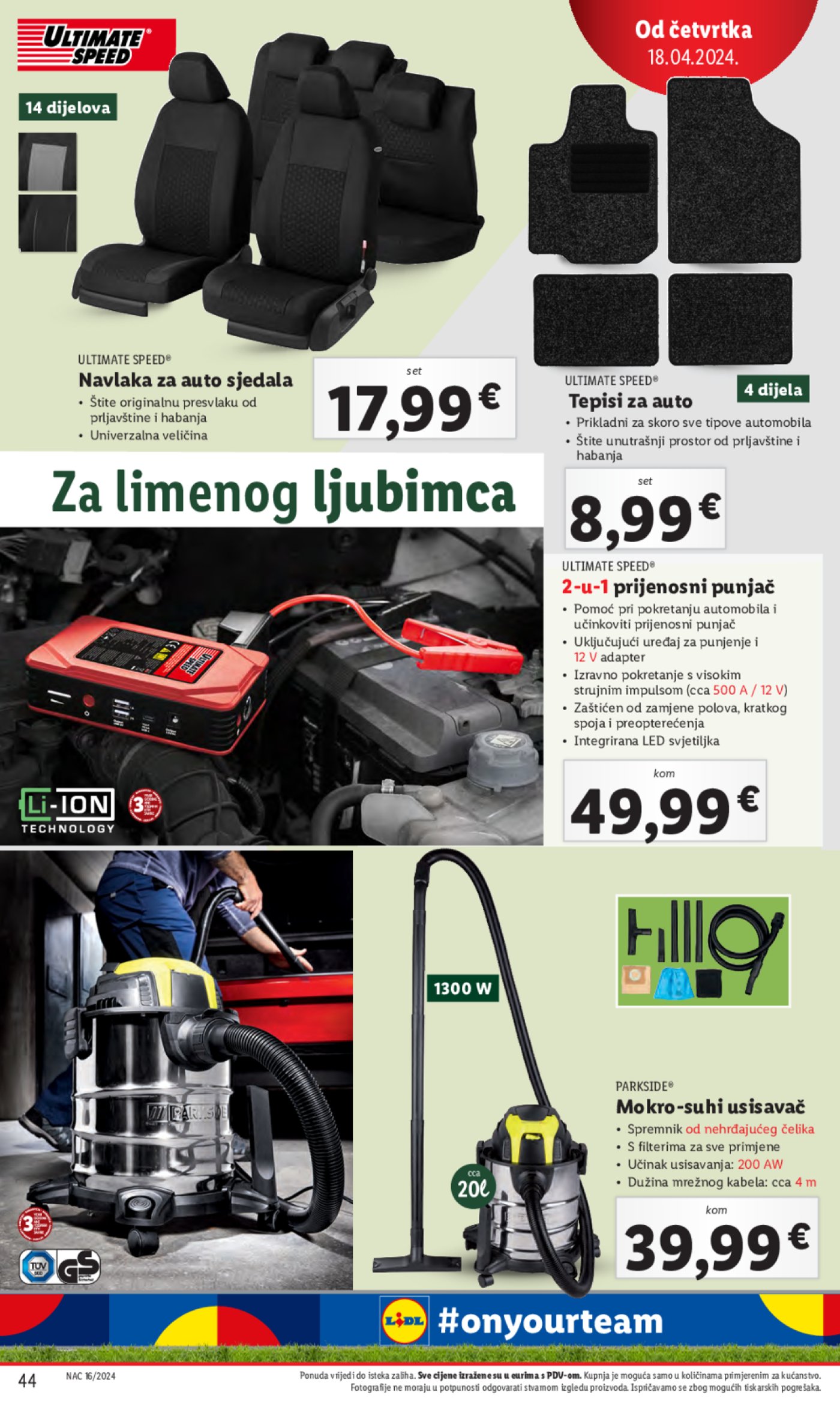 Lidl super ponuda od četvrtka 18.04. - 21.04.2024.