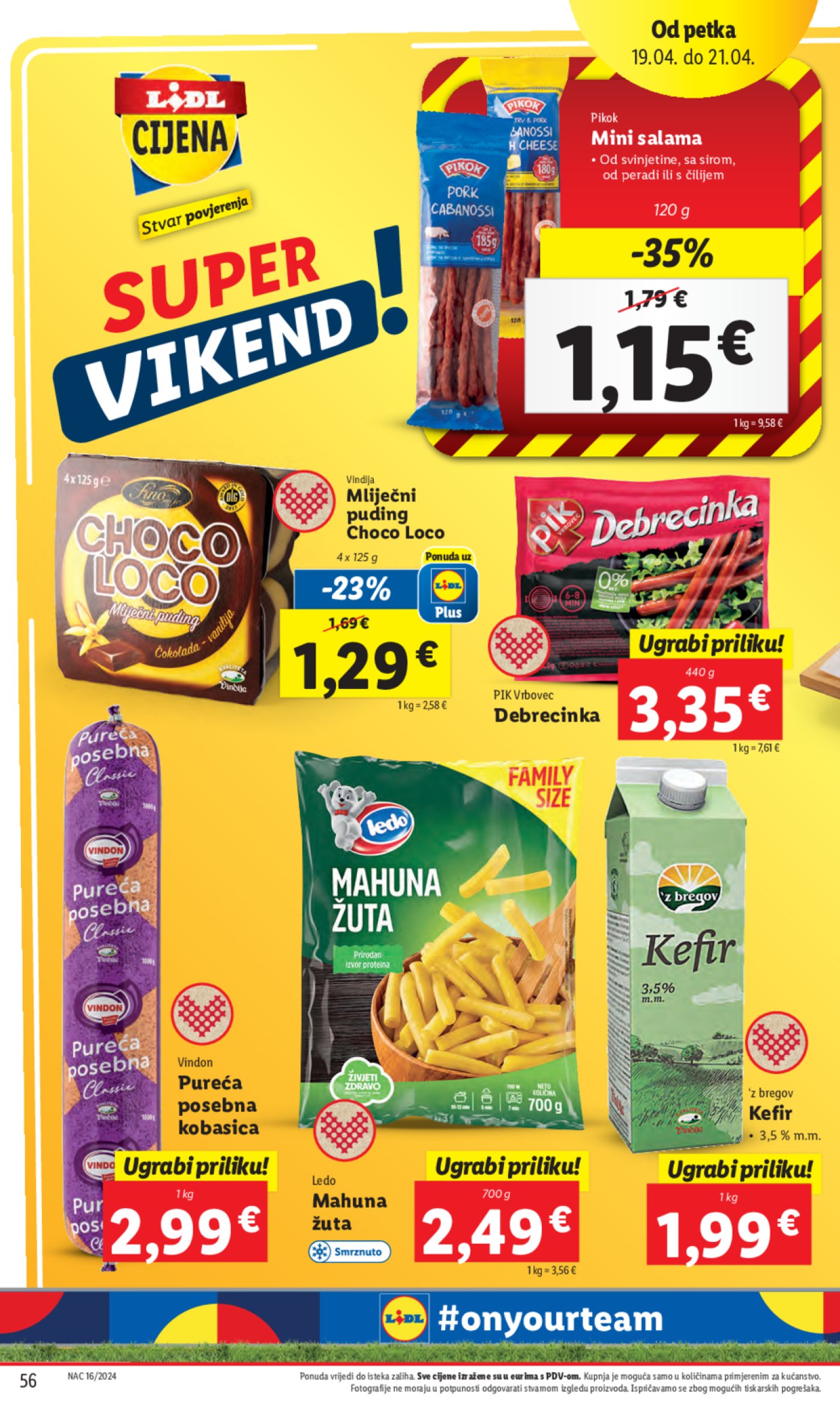 Lidl super ponuda od četvrtka 18.04. - 21.04.2024.