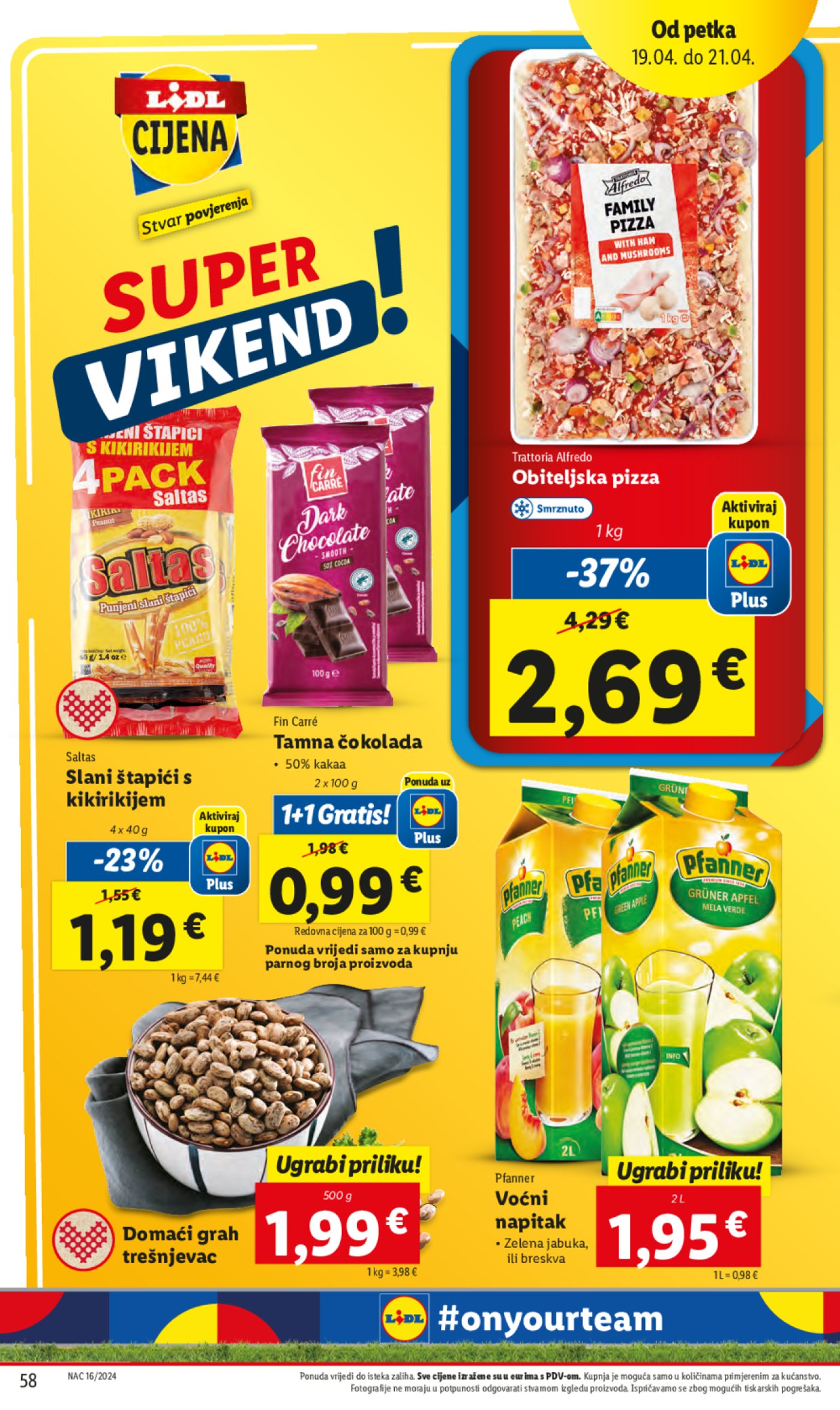 Lidl super ponuda od četvrtka 18.04. - 21.04.2024.